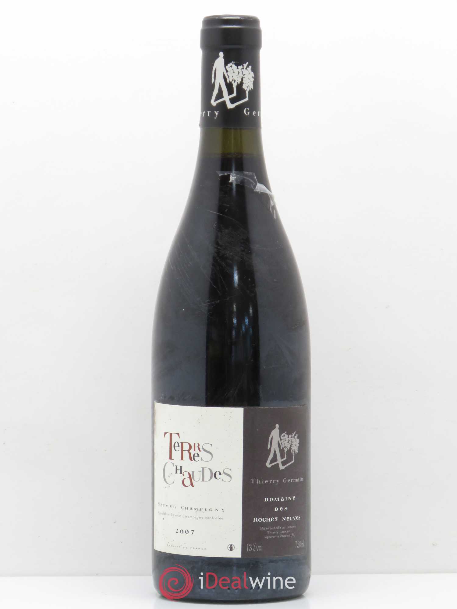 Saumur-Champigny Terres Chaudes Domaine des Roches Neuves - Thierry Germain 2007 - Lot de 1 bouteille - 0