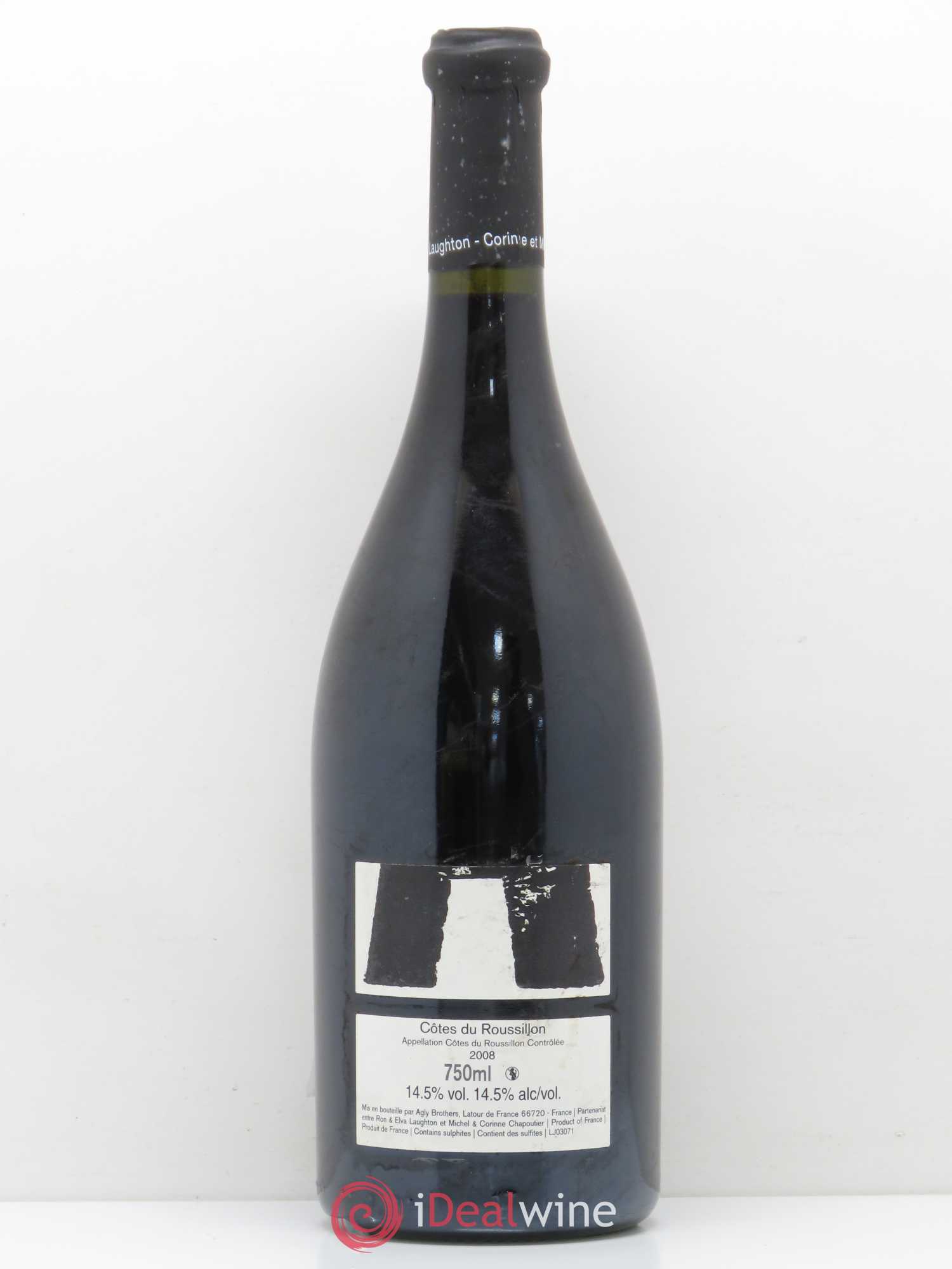 Côtes du Roussillon Agly Brothers Chapoutier 2008 - Posten von 1 Flasche - 1
