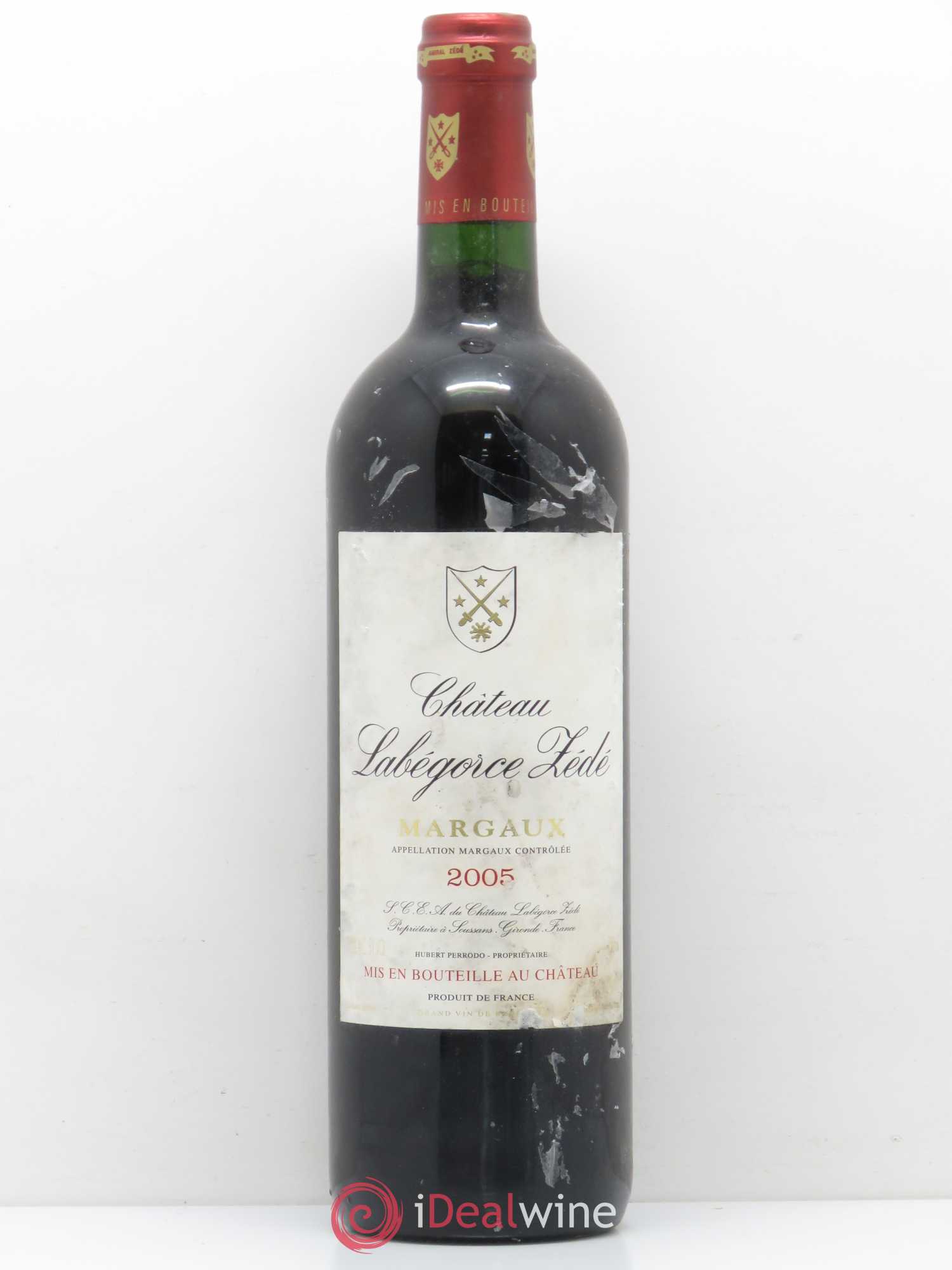 Château Labegorce Zédé Cru Bourgeois 2005 - Lot de 1 bouteille - 0