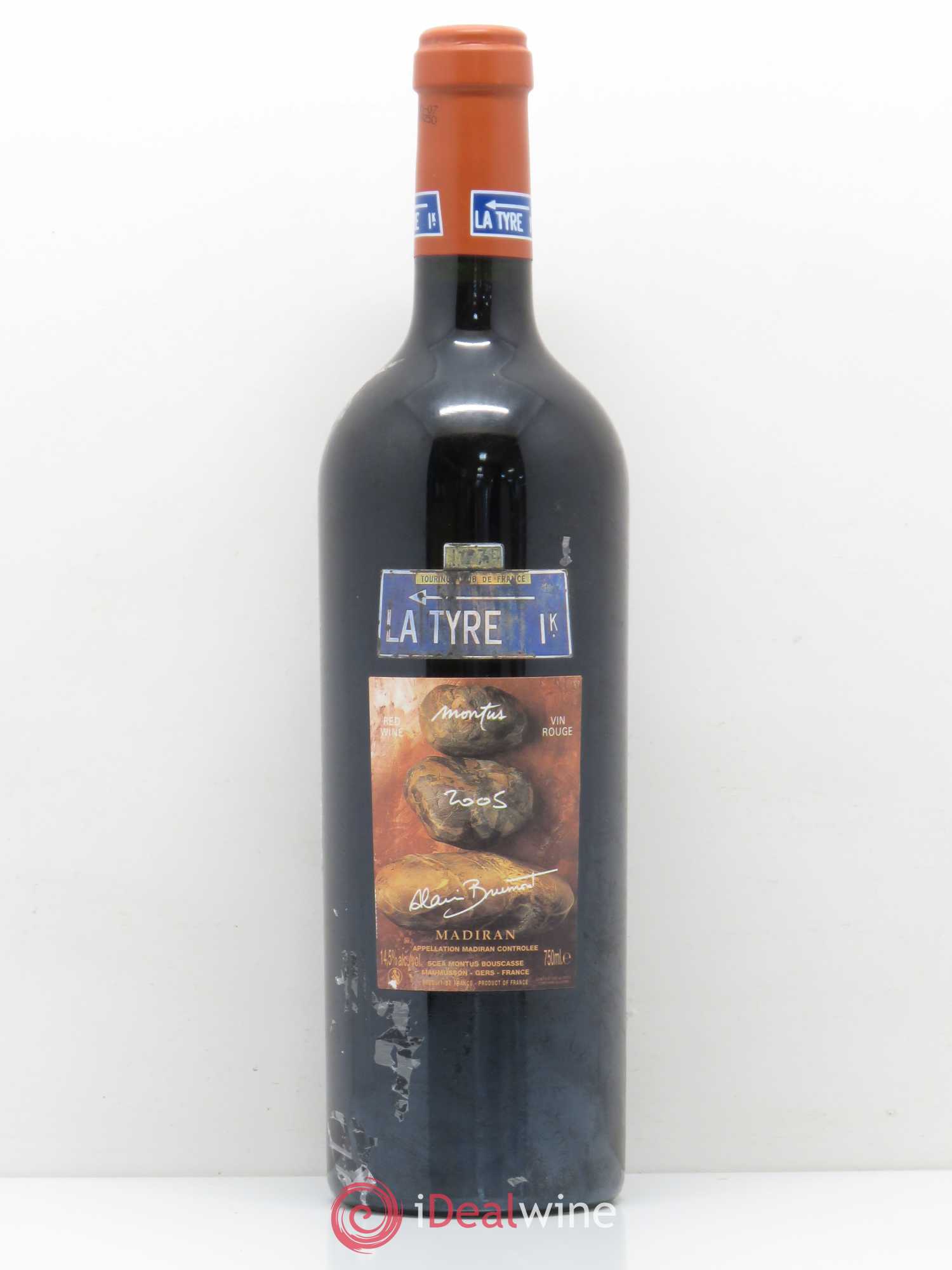 Madiran Château Montus-La Tyre Alain Brumont 2005 - Lot de 1 bouteille - 0