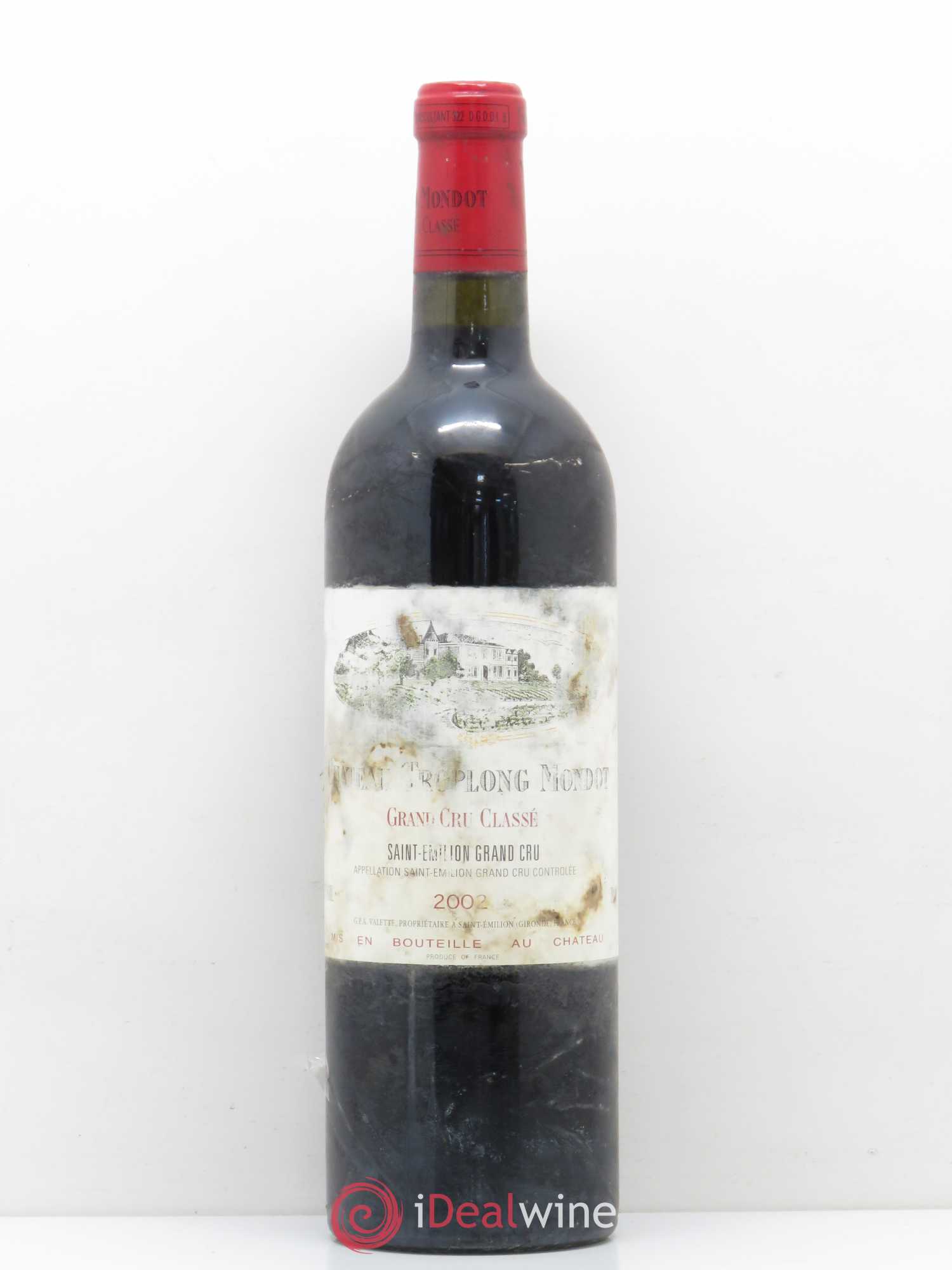 Château Troplong Mondot 1er Grand Cru Classé B 2002 - Lot de 1 bouteille - 0