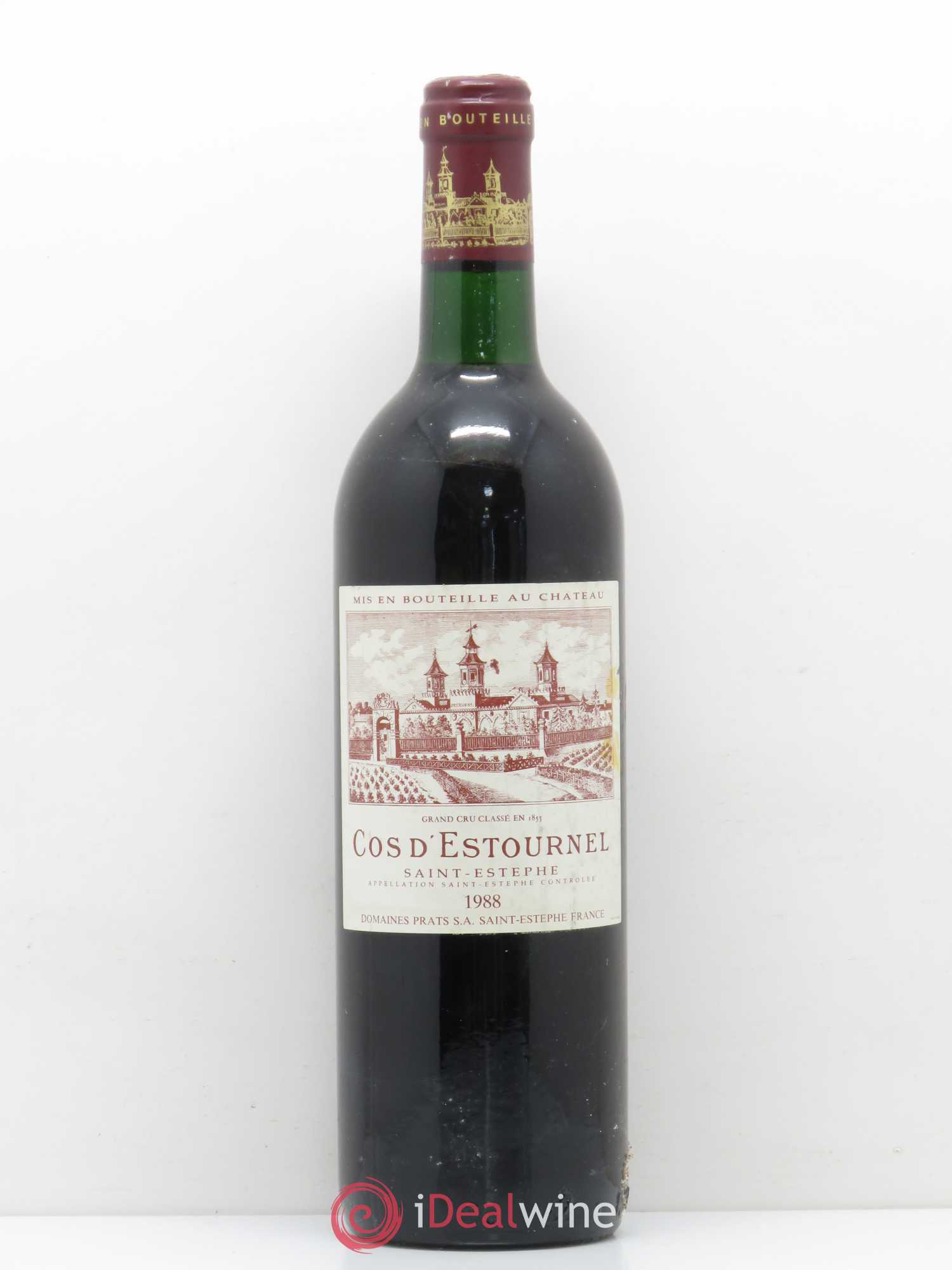 Cos d'Estournel 2ème Grand Cru Classé 1988 - Lot de 1 bouteille - 0