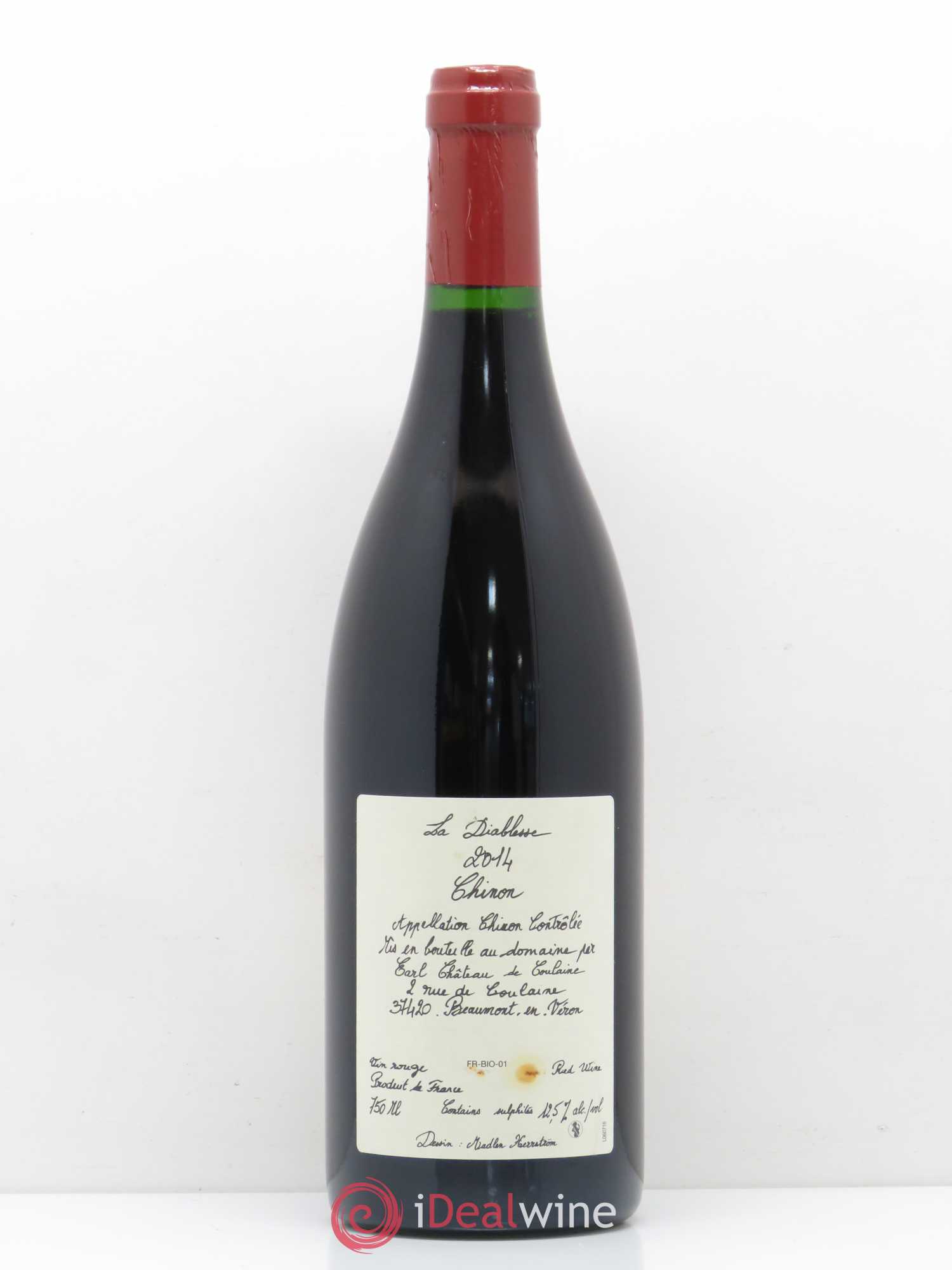 Chinon Château de Coulaine La Diablesse 2014 - Posten von 1 Flasche - 1