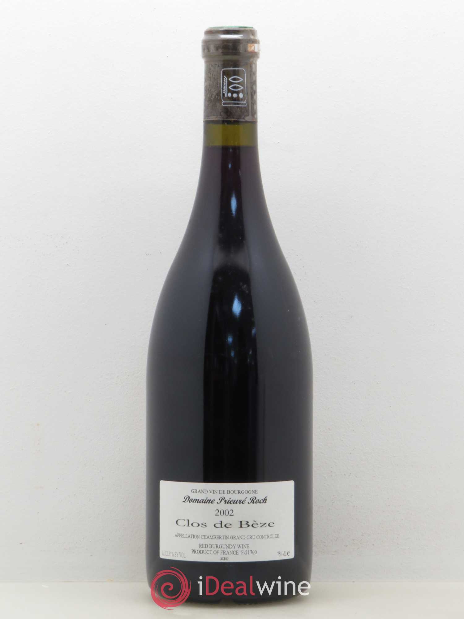 Chambertin Clos de Bèze Grand Cru Prieuré Roch 2002 - Lot de 1 bouteille - 1