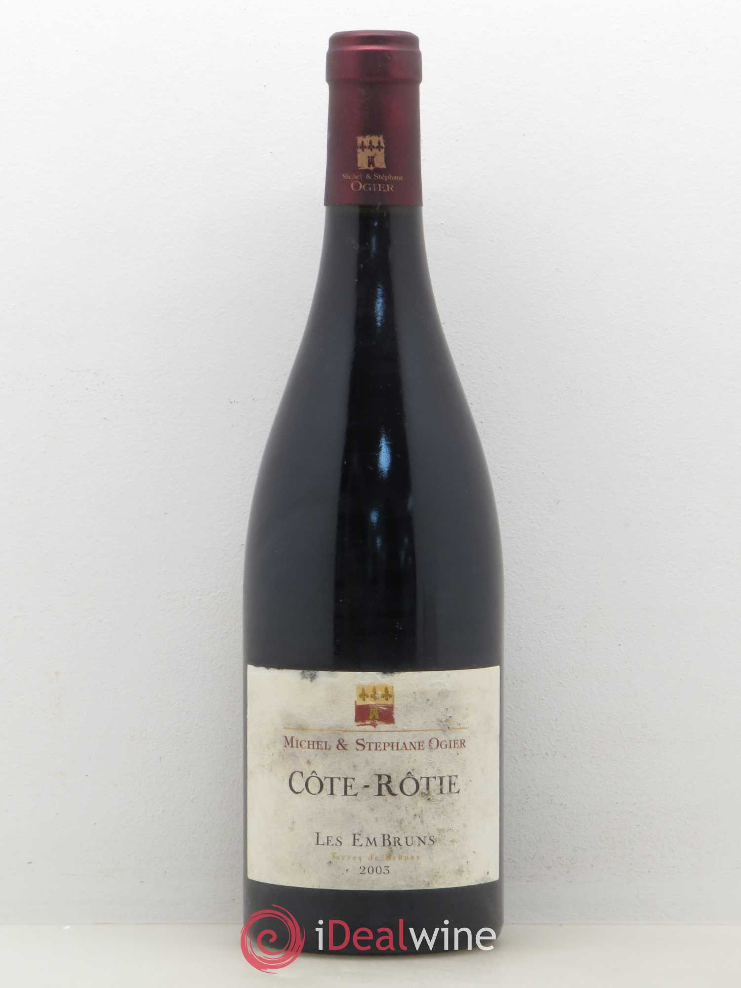 Côte-Rôtie Embruns Stéphane Ogier 2003 - Lot de 1 bouteille - 0
