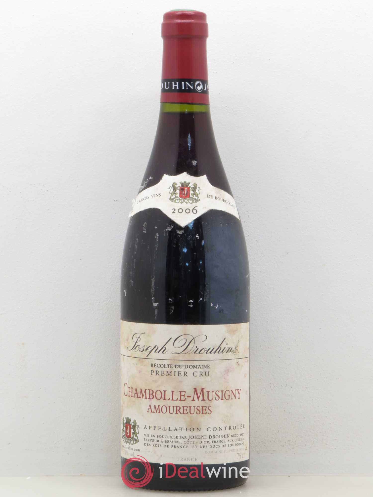 Chambolle-Musigny 1er Cru Les Amoureuses Joseph Drouhin 2006 - Lot de 1 bouteille - 0
