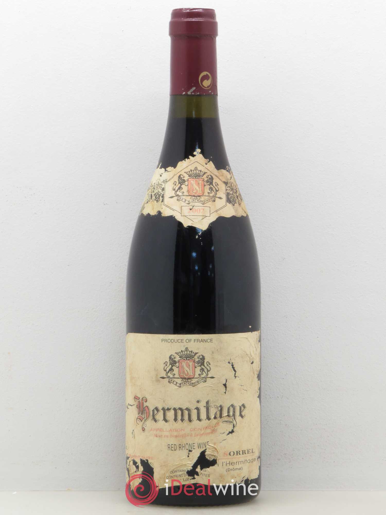 Hermitage Marc Sorrel 2007 - Lot de 1 bouteille - 0