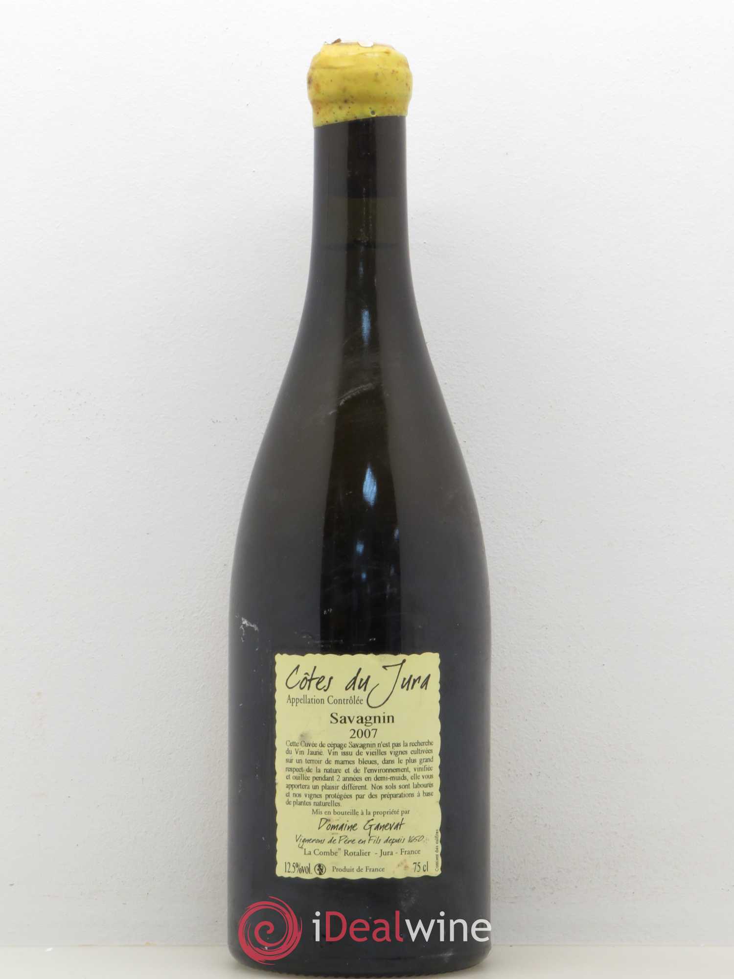 Côtes du Jura Les Chalasses Marnes Bleues Jean-François Ganevat (Domaine) 2007 - Lot de 1 bouteille - 1