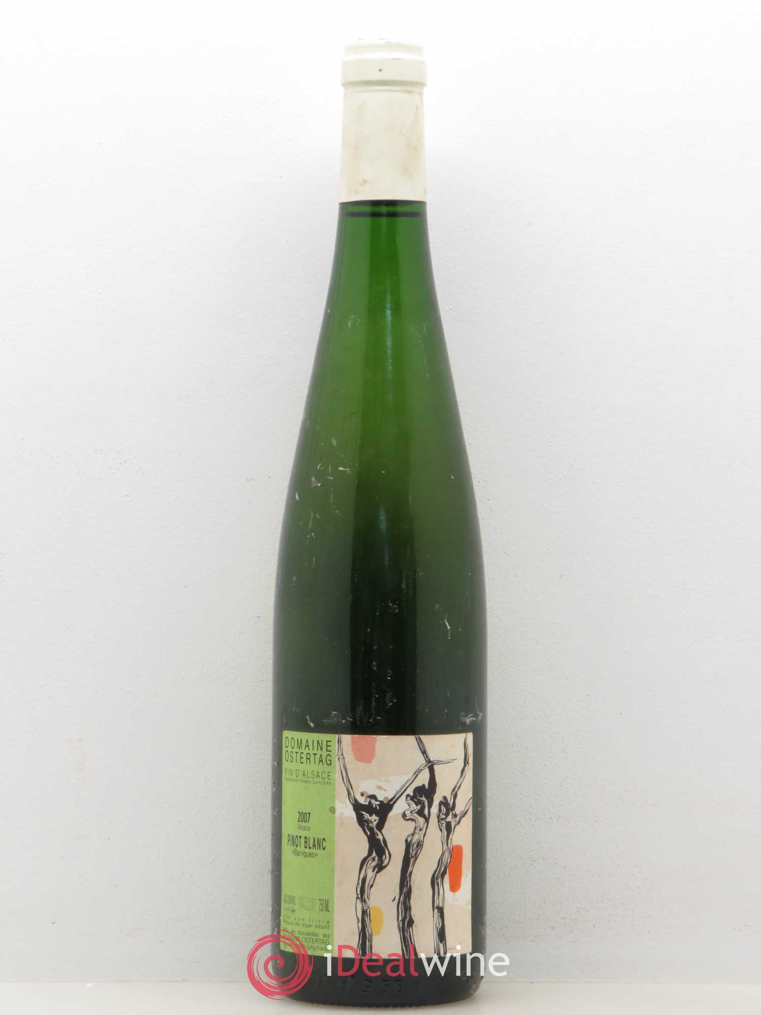 Alsace Pinot Blanc Barriques Ostertag (Domaine) 2007 - Lot de 1 bouteille - 0