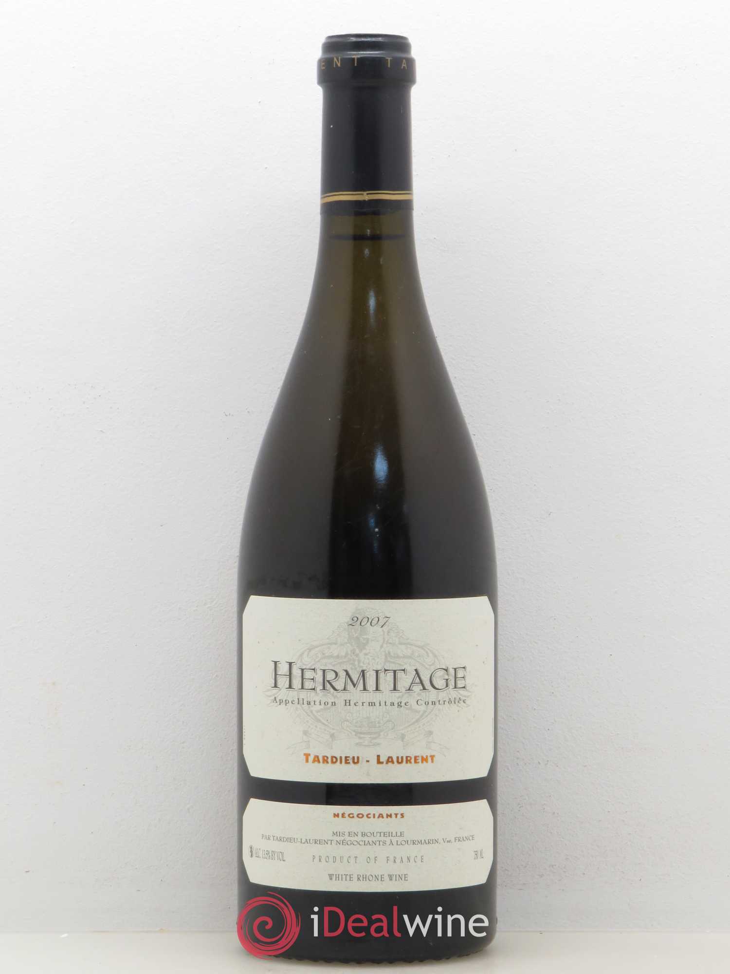 Hermitage Tardieu-Laurent Famille Tardieu 2007 - Lot de 1 bouteille - 0