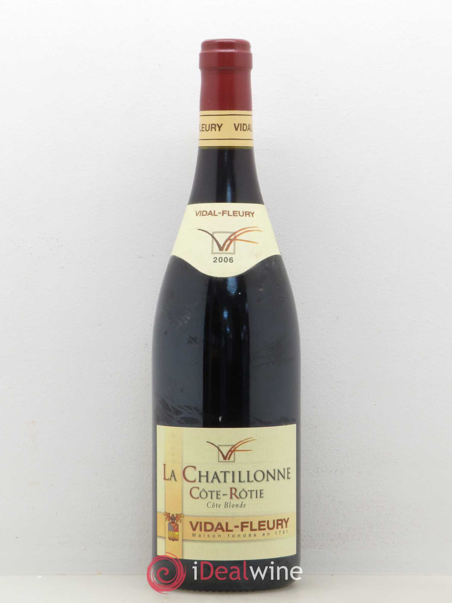 Côte-Rôtie la Chatillonne Côte Blonde Vidal Fleury (sans prix de réserve) 2006 - Lot de 1 bouteille - 0