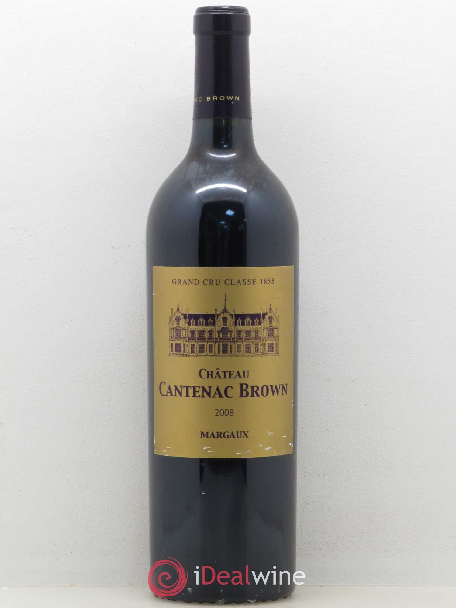 Château Cantenac Brown 3ème Grand Cru Classé 2008 - Lot de 1 bouteille - 0