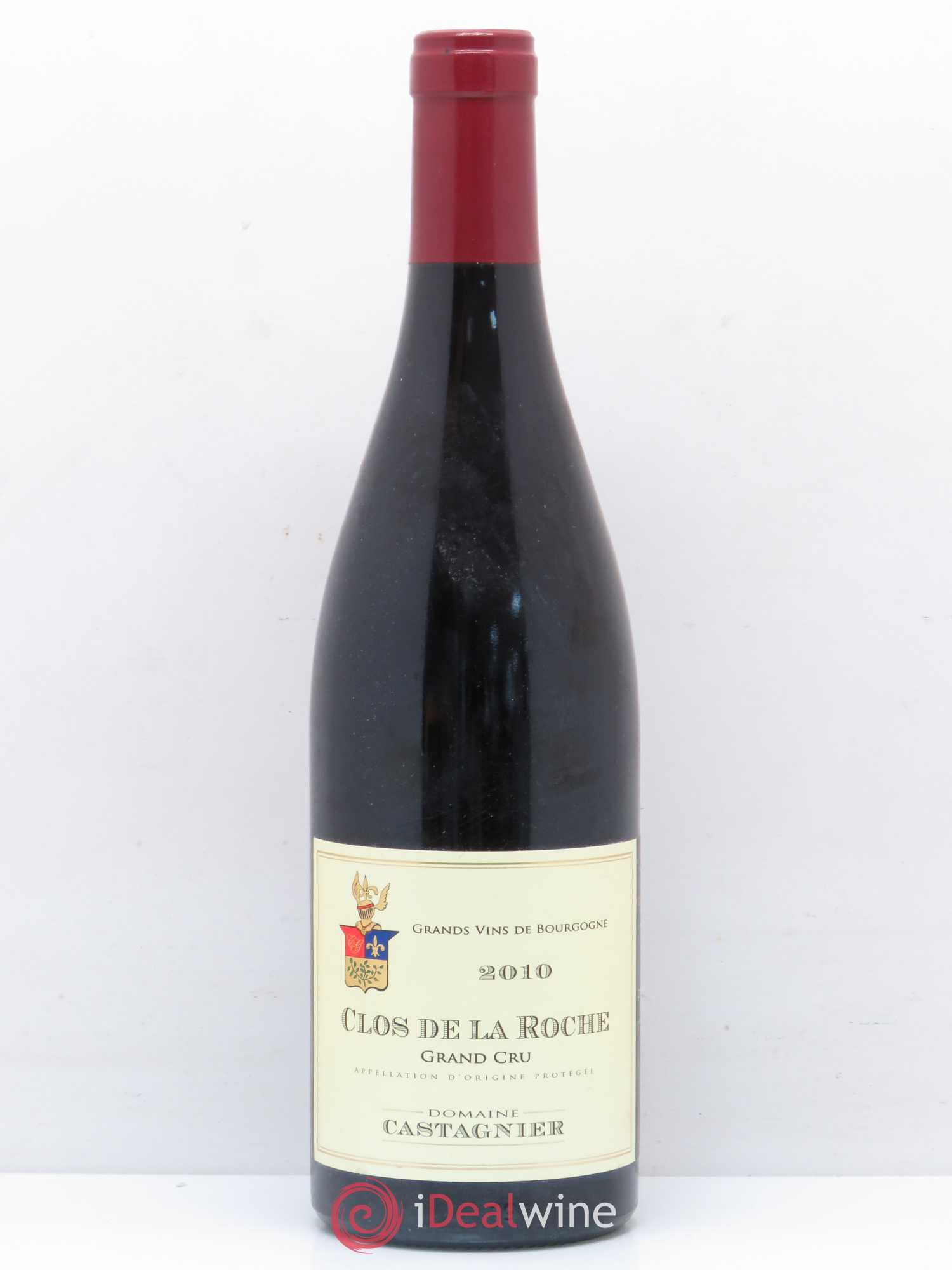 Clos de la Roche Grand Cru Domaine Castagnier 2010 - Lot de 1 bouteille - 0