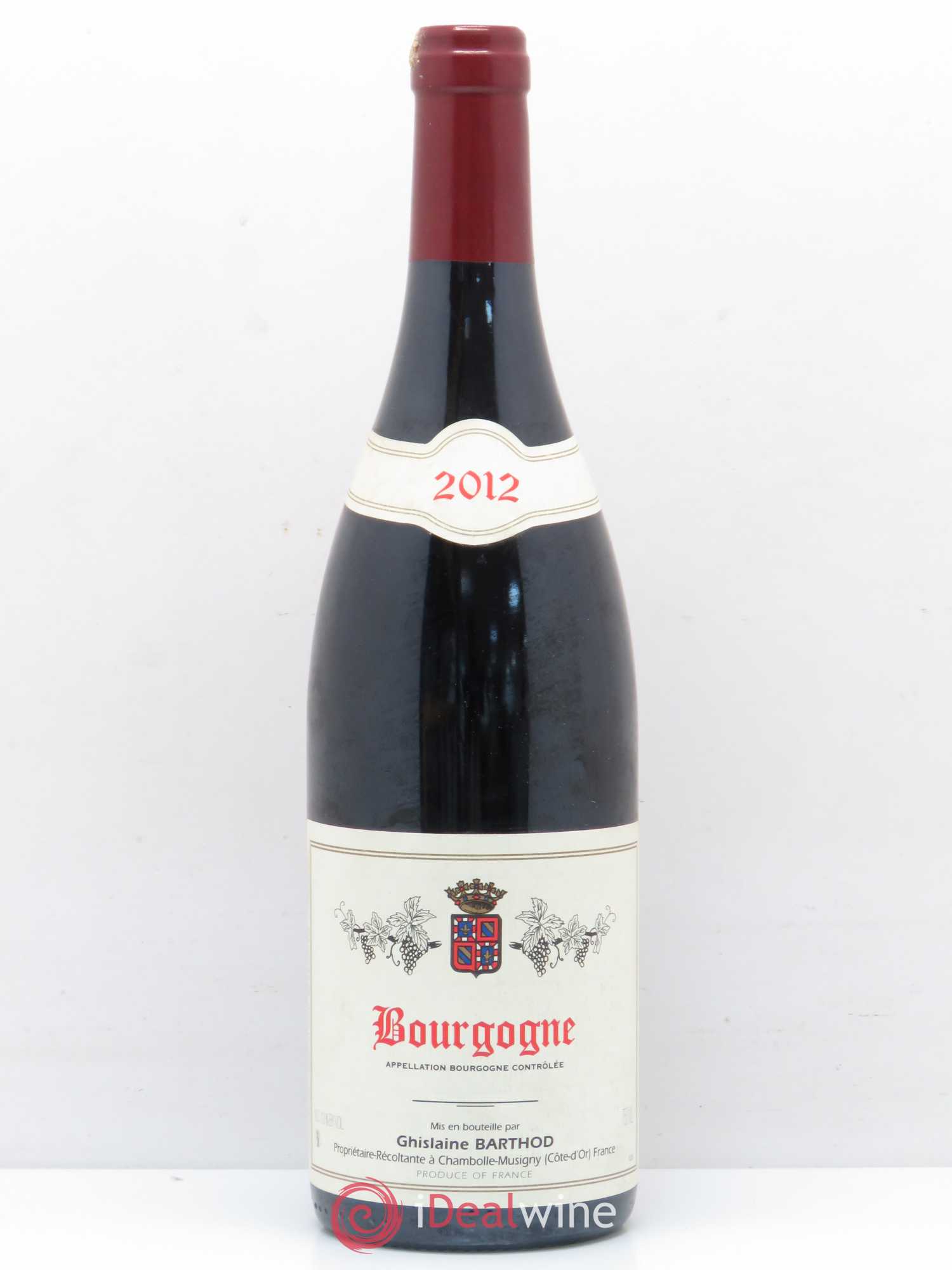Bourgogne Ghislaine Barthod 2012 - Lot de 1 bouteille - 0
