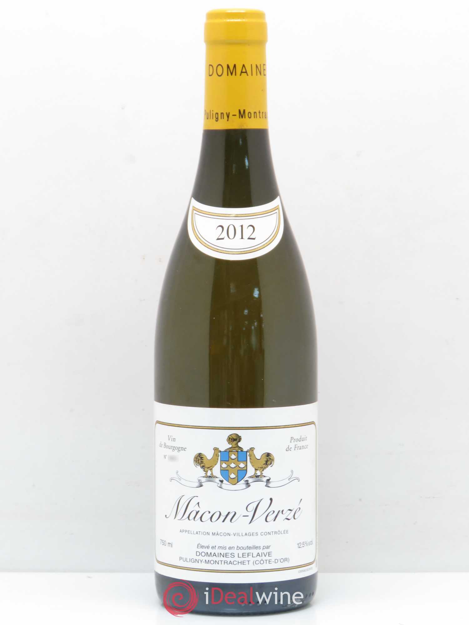 Mâcon Verzé Leflaive (Domaine) 2012 - Lot de 1 bouteille - 0