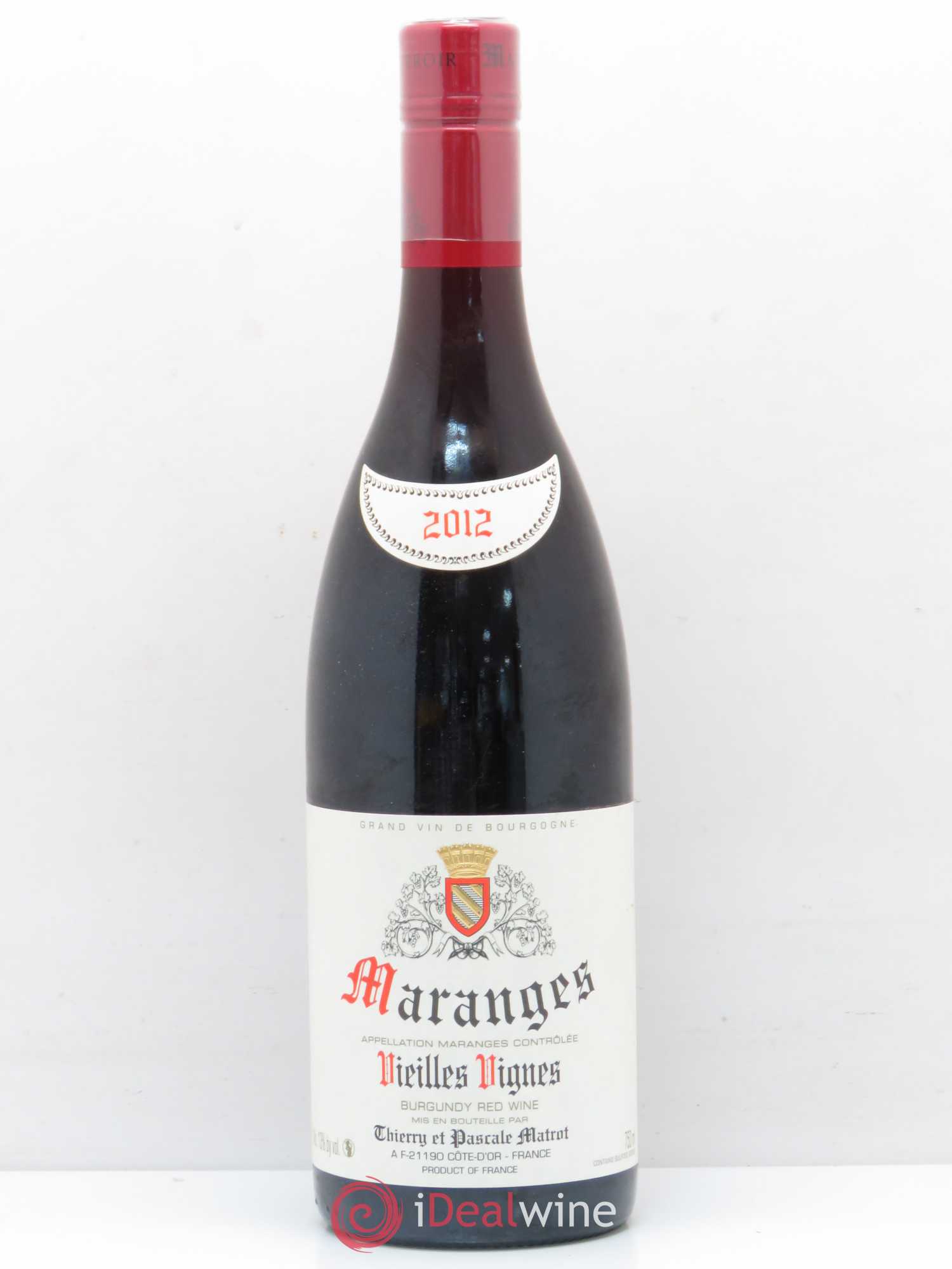 Maranges Vieilles Vignes Domaine Matrot 2012 - Posten von 1 Flasche - 0