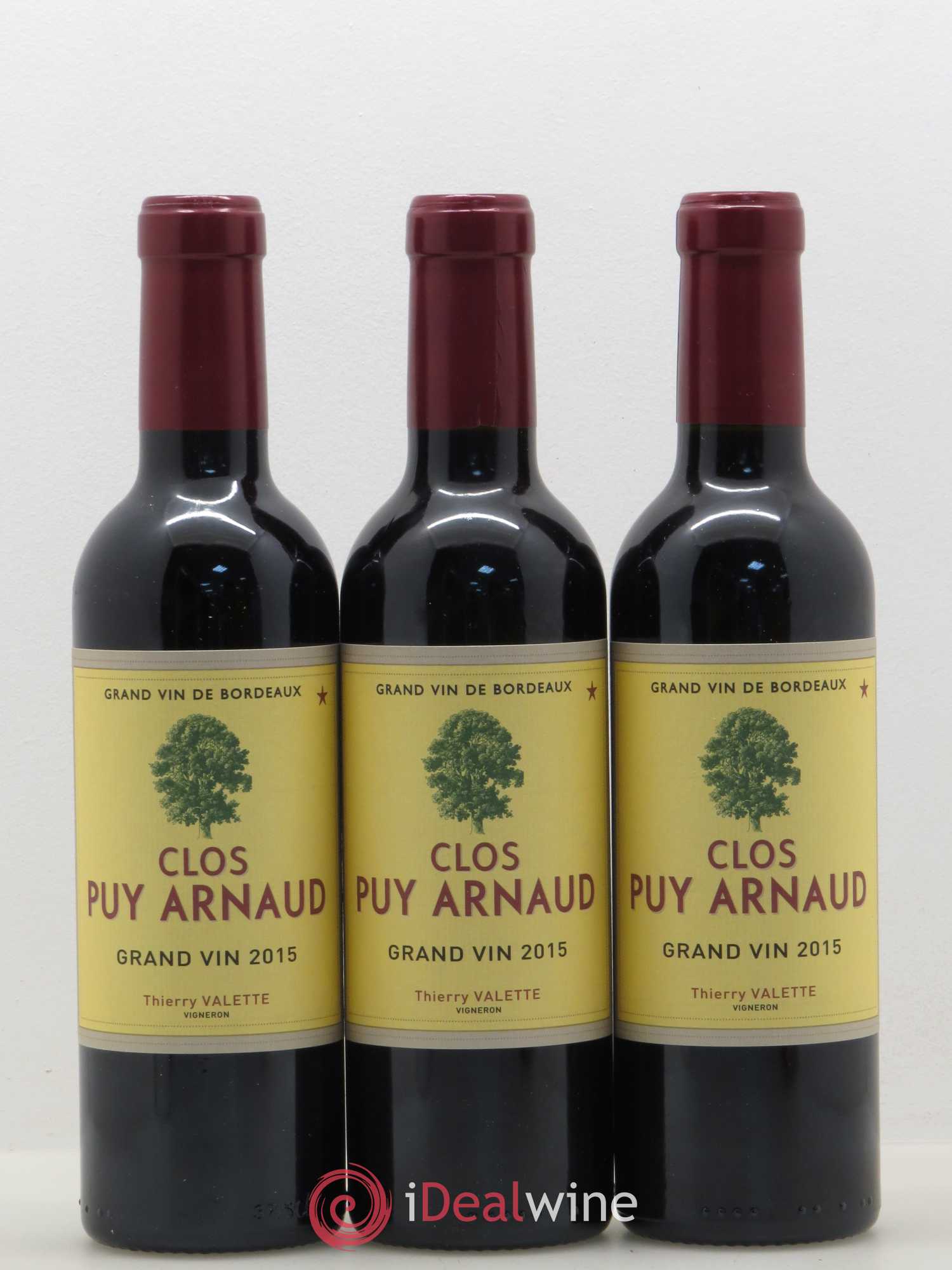 Clos Puy Arnaud 2015 - Lot de 3 demi bouteilles - 0