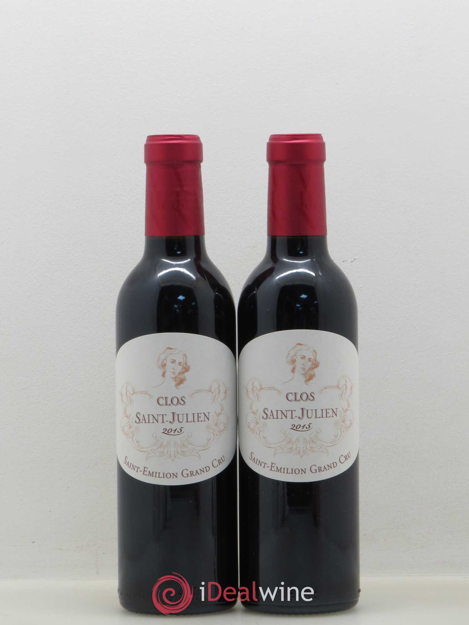 Saint-Émilion Clos Saint Julien 2015 - Lot de 2 demi bouteilles - 0