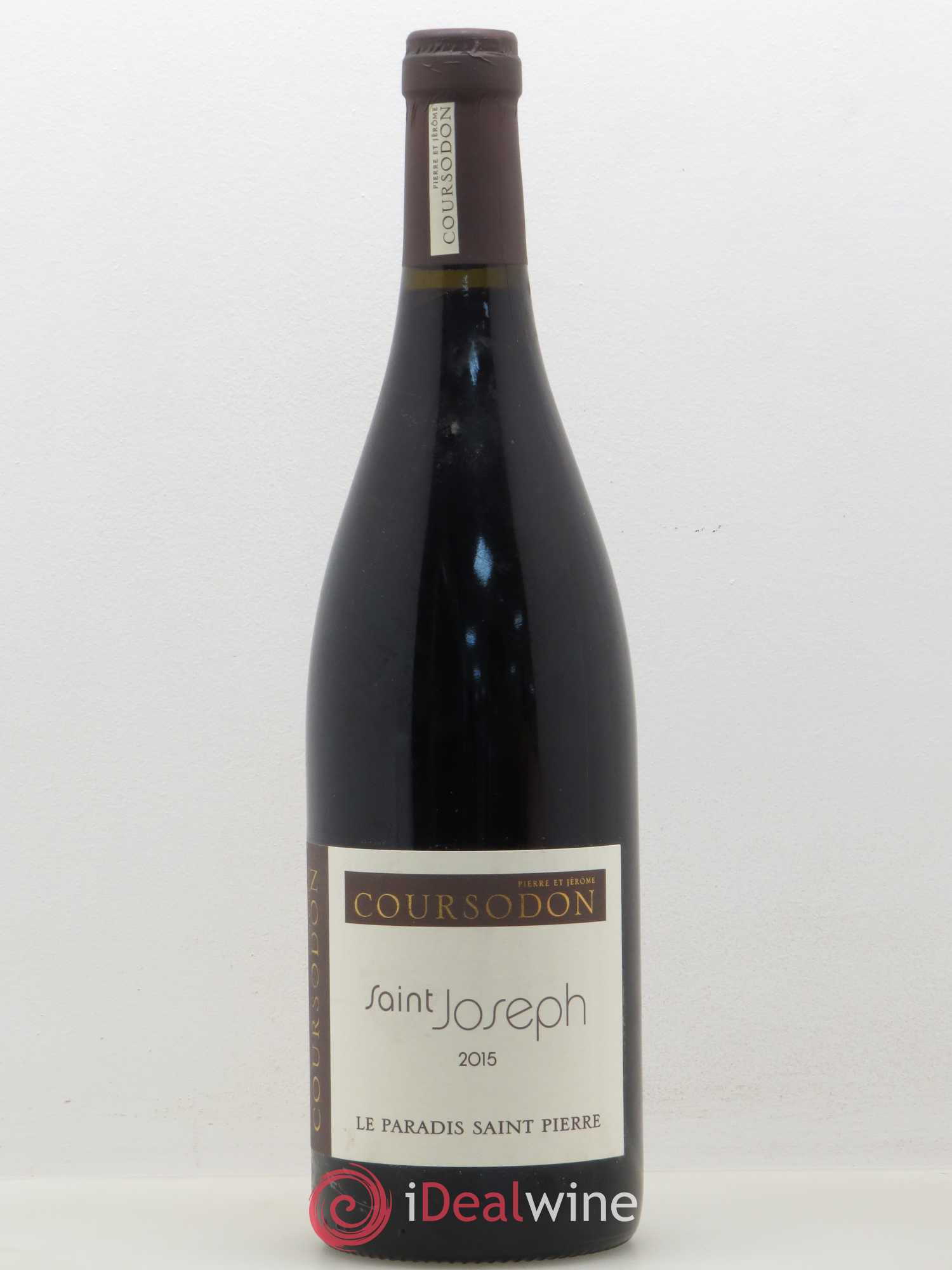 Saint-Joseph Le Paradis Saint-Pierre Pierre et Jérôme Coursodon 2015 - Lot de 1 bouteille - 0