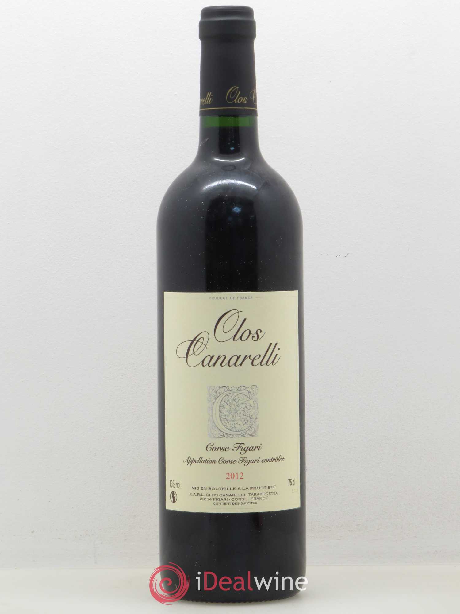 Figari Clos Canarelli 2012 - Lot de 1 bouteille - 0