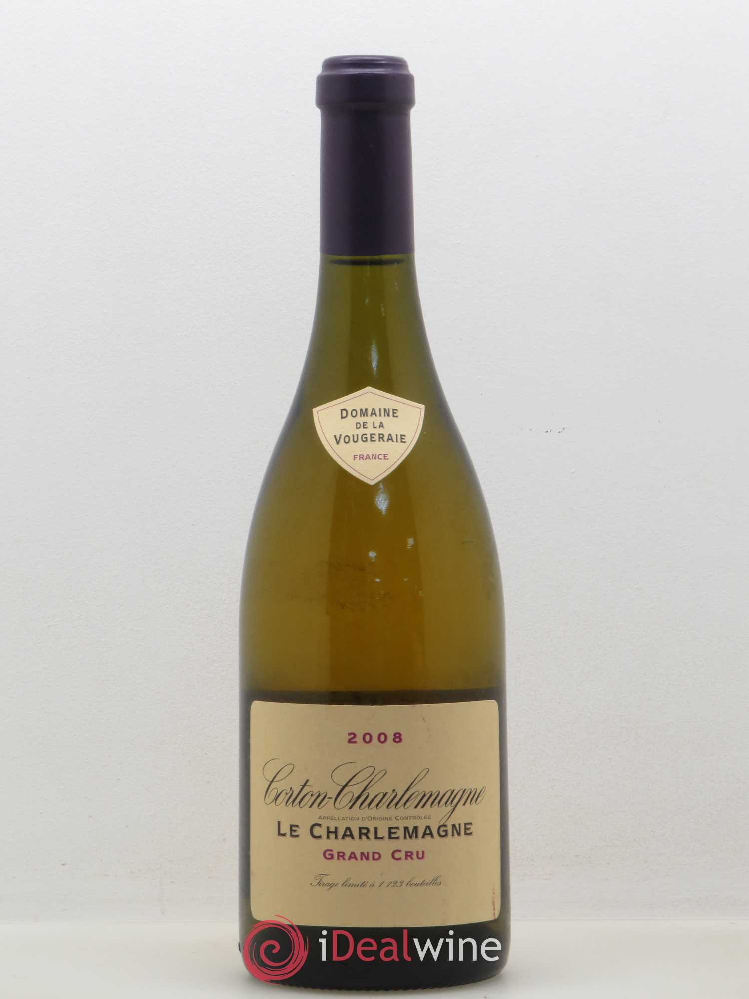 Corton-Charlemagne Grand Cru Le Charlemagne La Vougeraie 2008 - Lot de 1 bouteille - 0