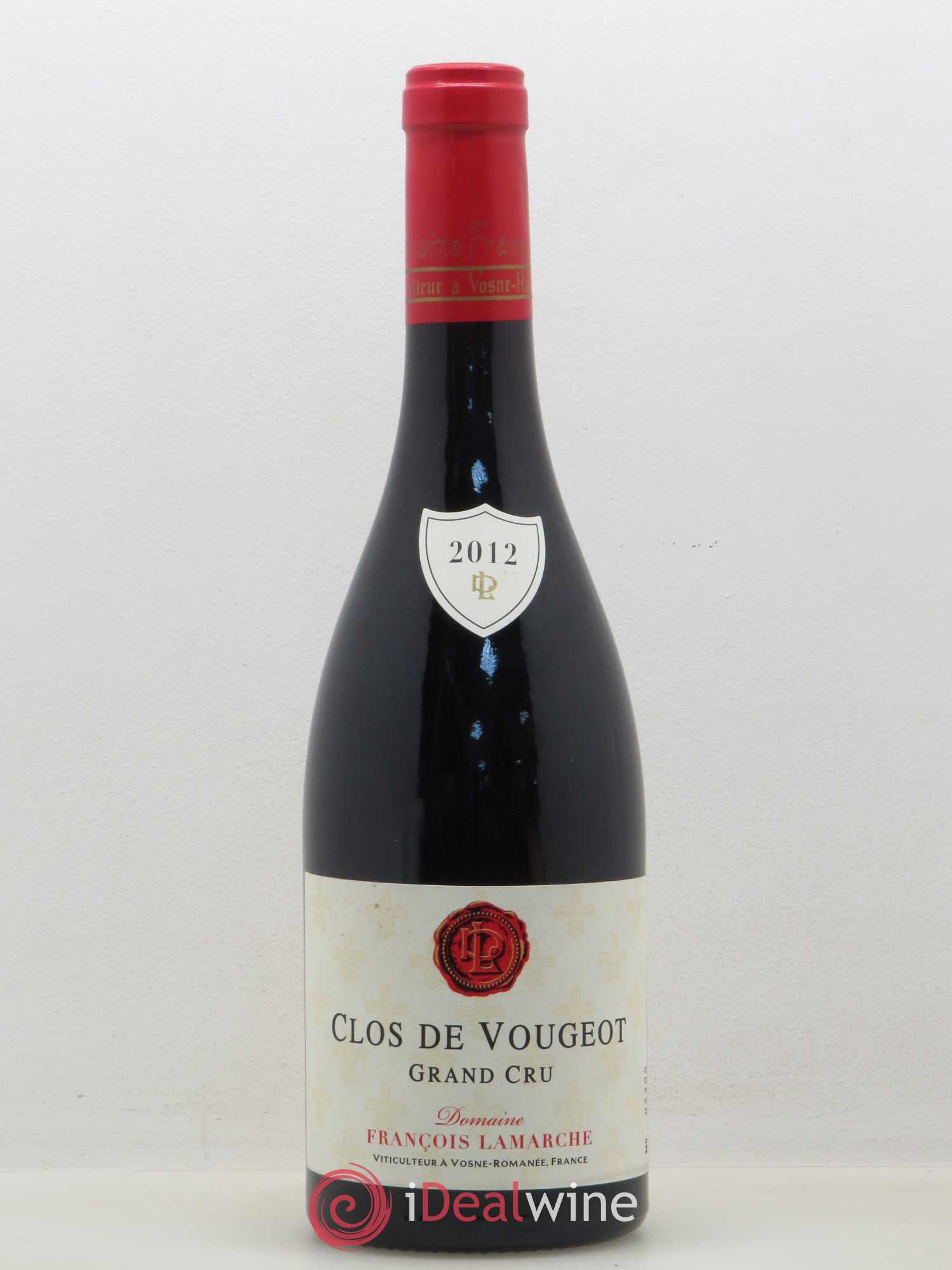 Clos de Vougeot Grand Cru Lamarche (Domaine) 2012 - Lot de 1 bouteille - 0