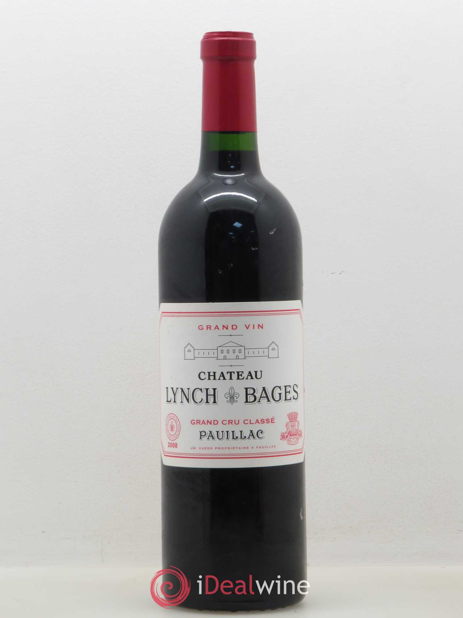 Château Lynch Bages 5ème Grand Cru Classé 2008 - Lot de 1 bouteille - 0