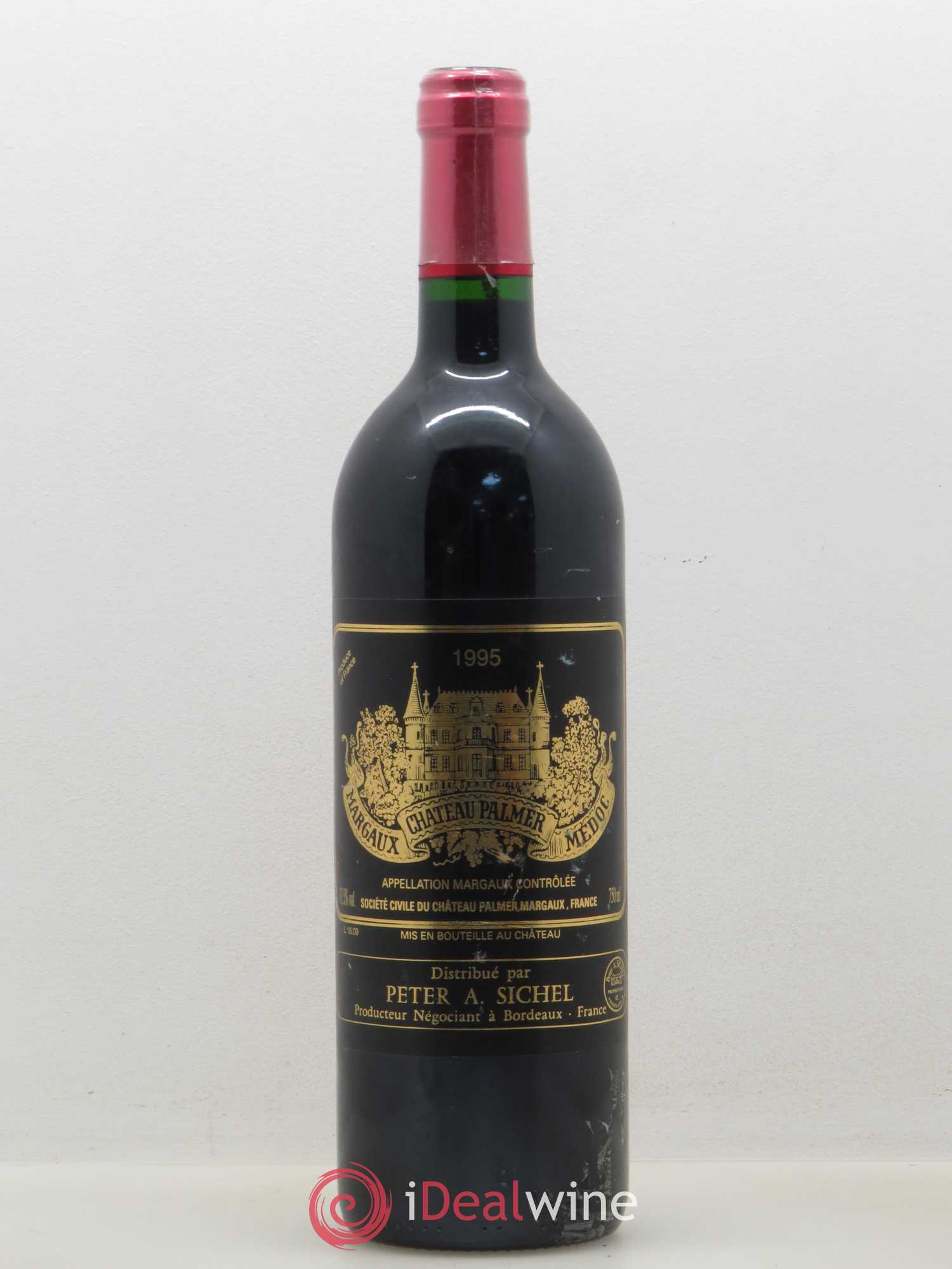 Château Palmer 3ème Grand Cru Classé 1995 - Lot de 1 bouteille - 0