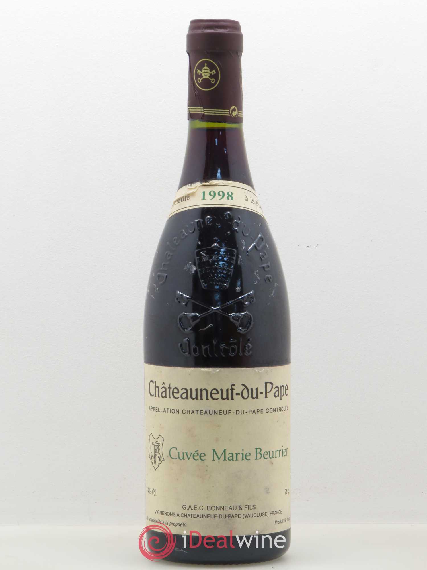 Châteauneuf-du-Pape Marie Beurrier Henri Bonneau & Fils 1998 - Lot de 1 bouteille - 0
