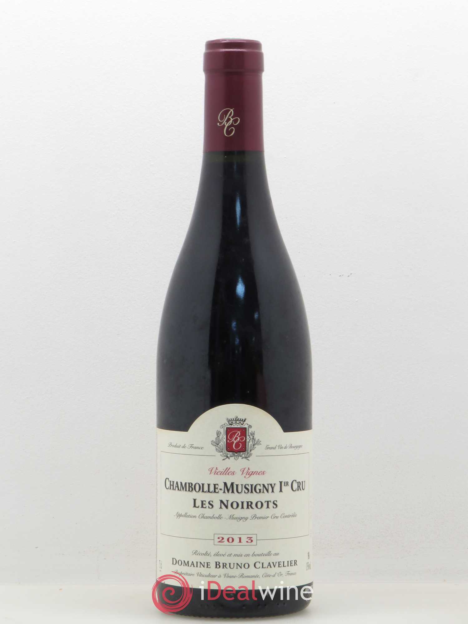 Chambolle-Musigny 1er Cru Les Noirots Domaine Bruno Clavelier 2013 - Posten von 1 Flasche - 0