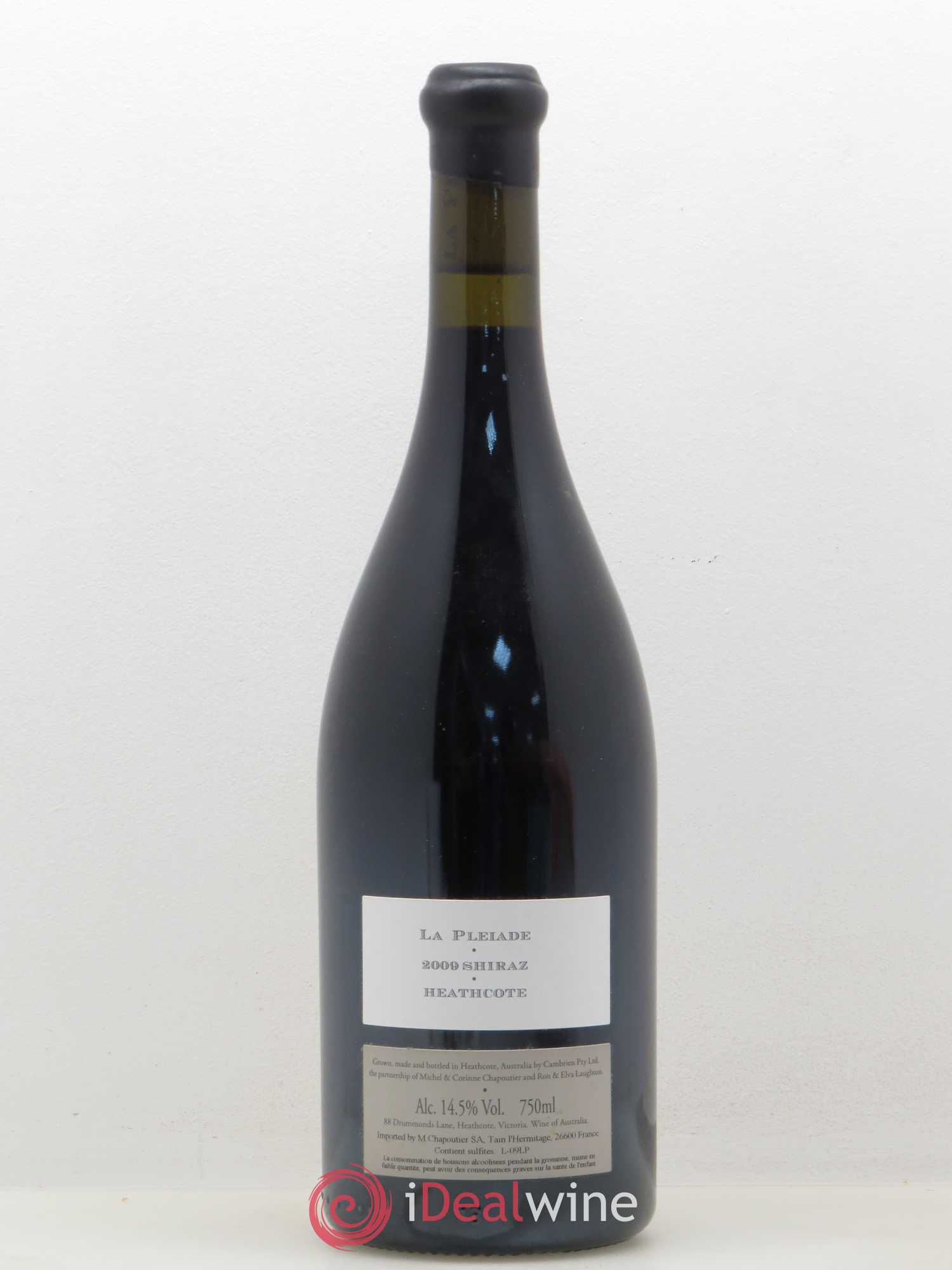 Australie Cambrien La Pleiade Chapoutier 2009 - Lot de 1 bouteille - 1