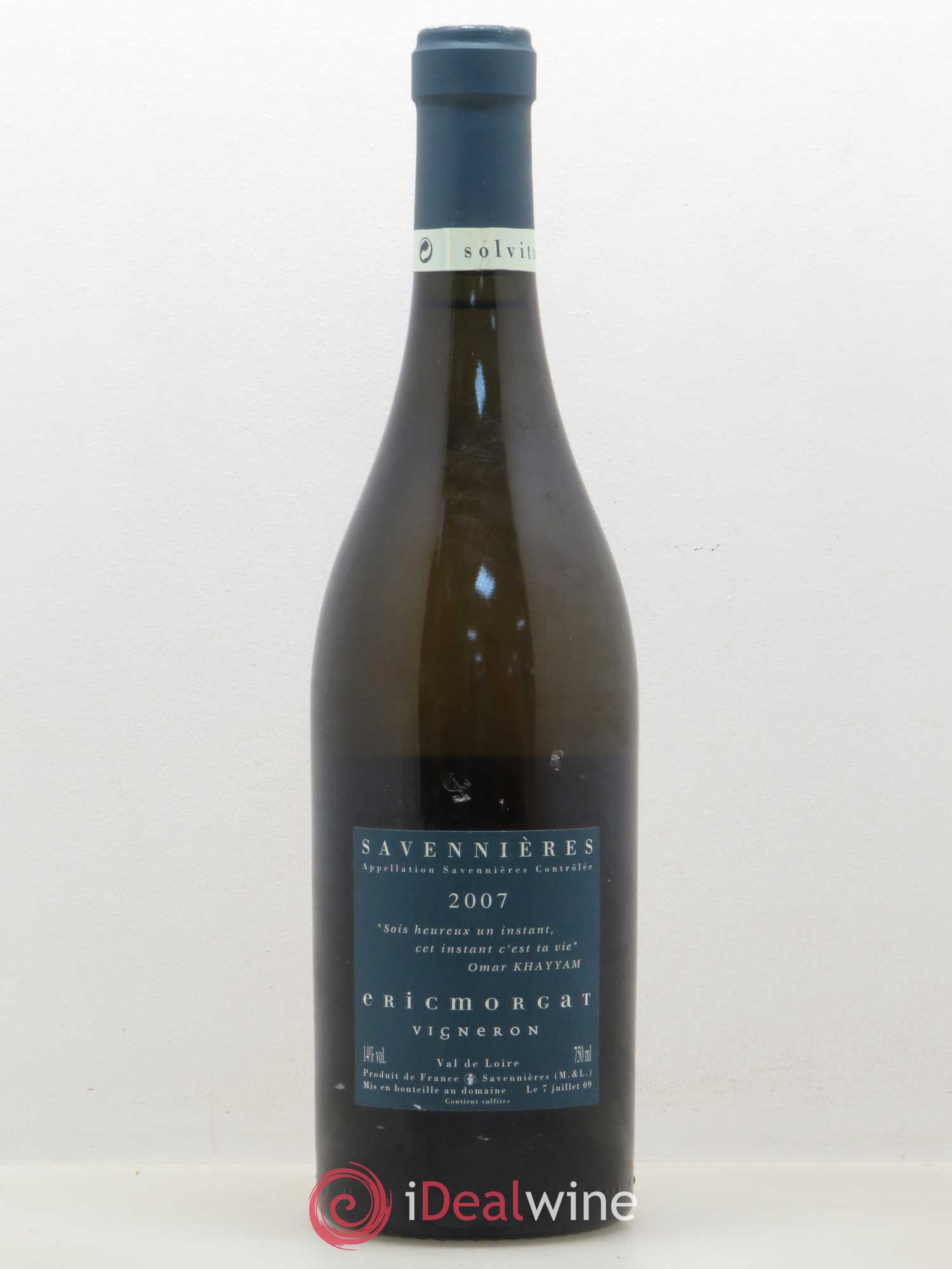 Savennières L'Enclos Eric Morgat L'Enclos 2007 - Lot de 1 bouteille - 1