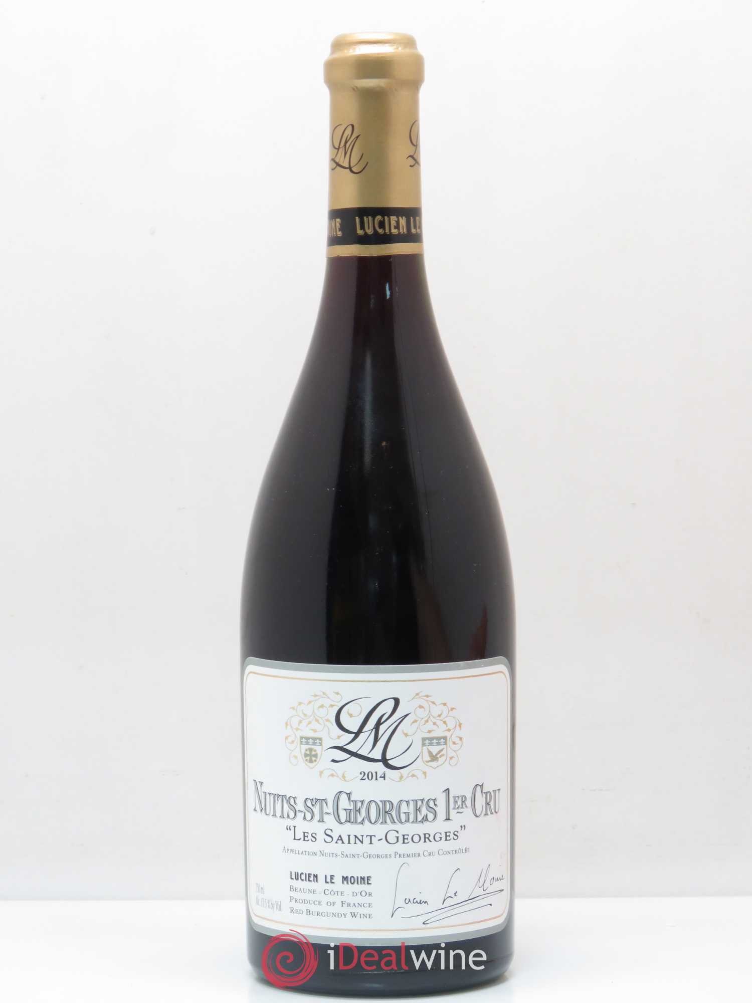 Nuits-Saint-Georges 1er Cru Les Saint Georges Lucien Le Moine 2014 - Posten von 1 Flasche - 0