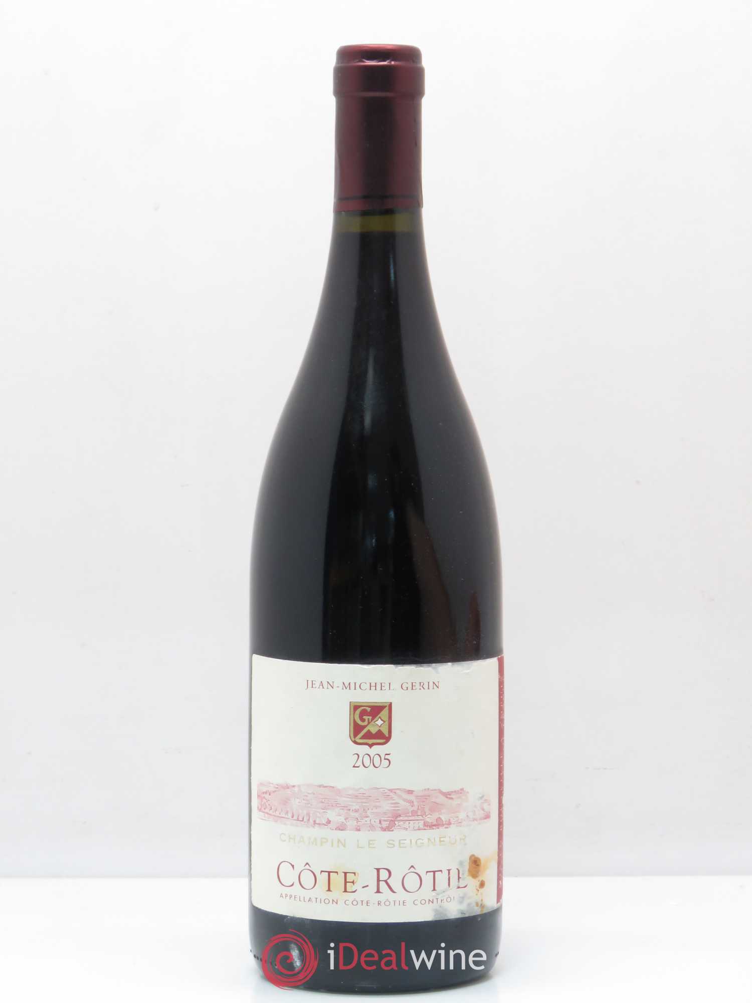 Côte-Rôtie Champin Le Seigneur Jean-Michel Gerin 2005 - Lot de 1 bouteille - 0
