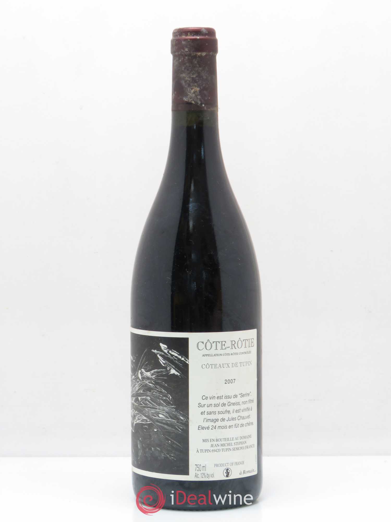 Côte-Rôtie Coteaux de Tupin Jean-Michel Stephan 2007 - Lot de 1 bouteille - 0