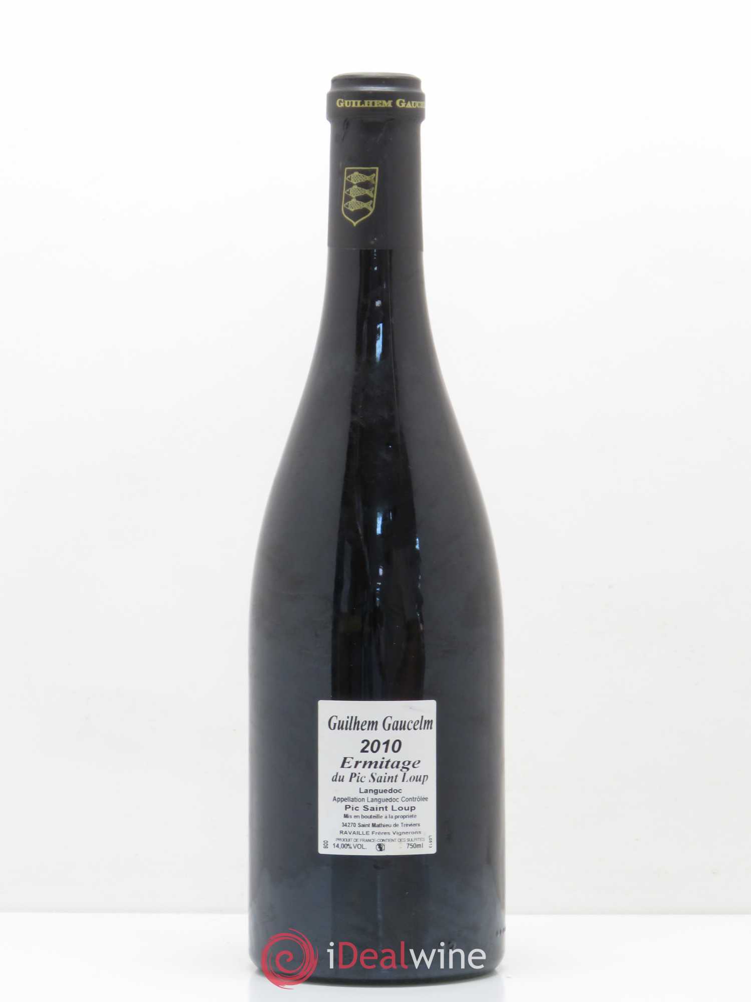 Pic Saint-Loup Héritage du Pic Saint-Loup (anciennement Ermitage) Guilhem Gaucelm 2010 - Lot de 1 bouteille - 1