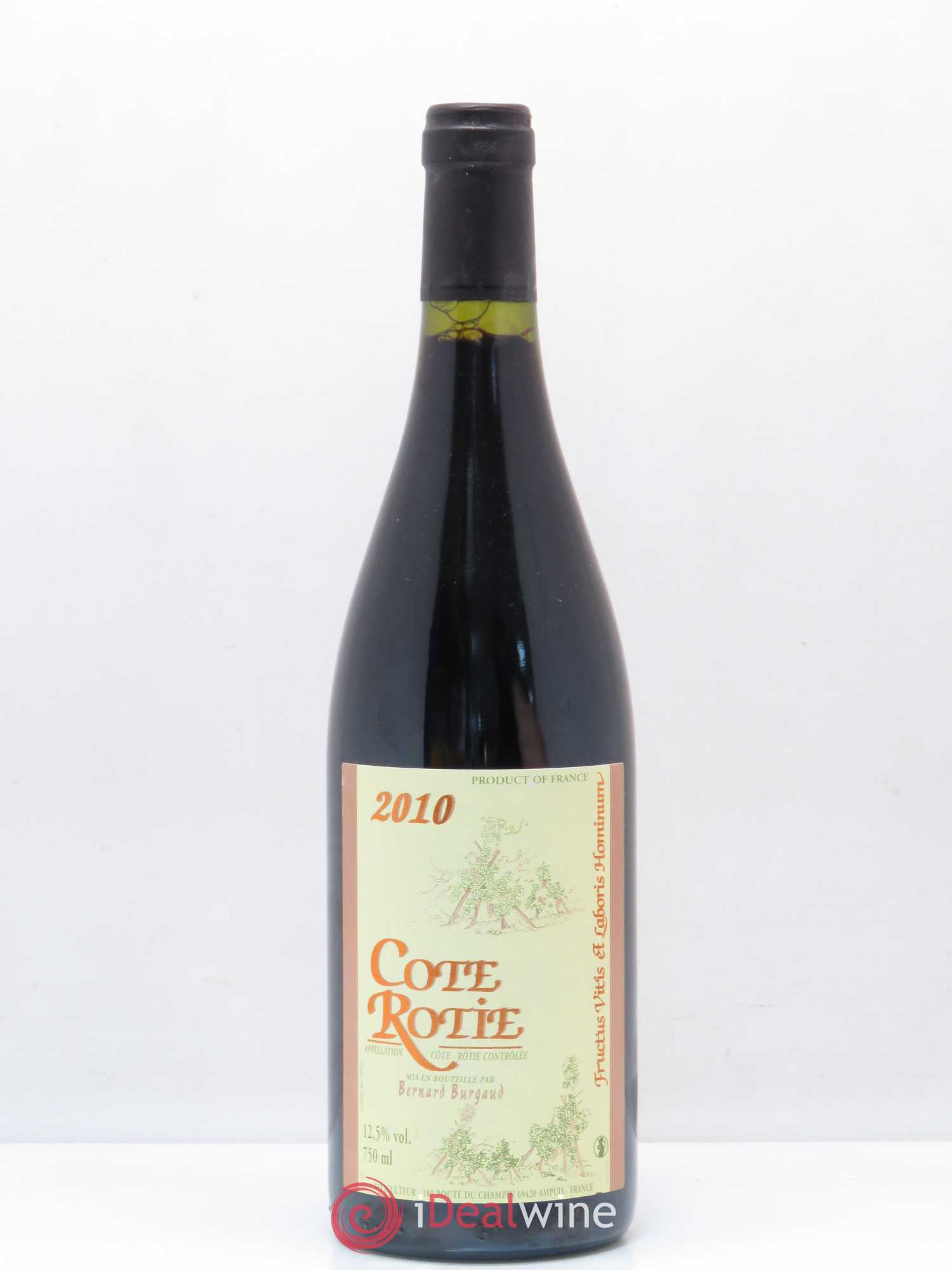 Côte-Rôtie Bernard Burgaud (sans prix de réserve) 2010 - Lot de 1 bouteille - 0