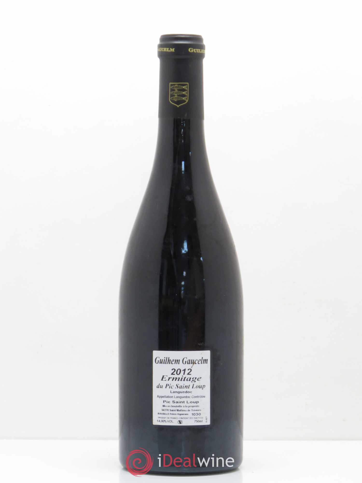 Pic Saint-Loup Héritage du Pic Saint-Loup (anciennement Ermitage) Guilhem Gaucelm 2012 - Lot de 1 bouteille - 1