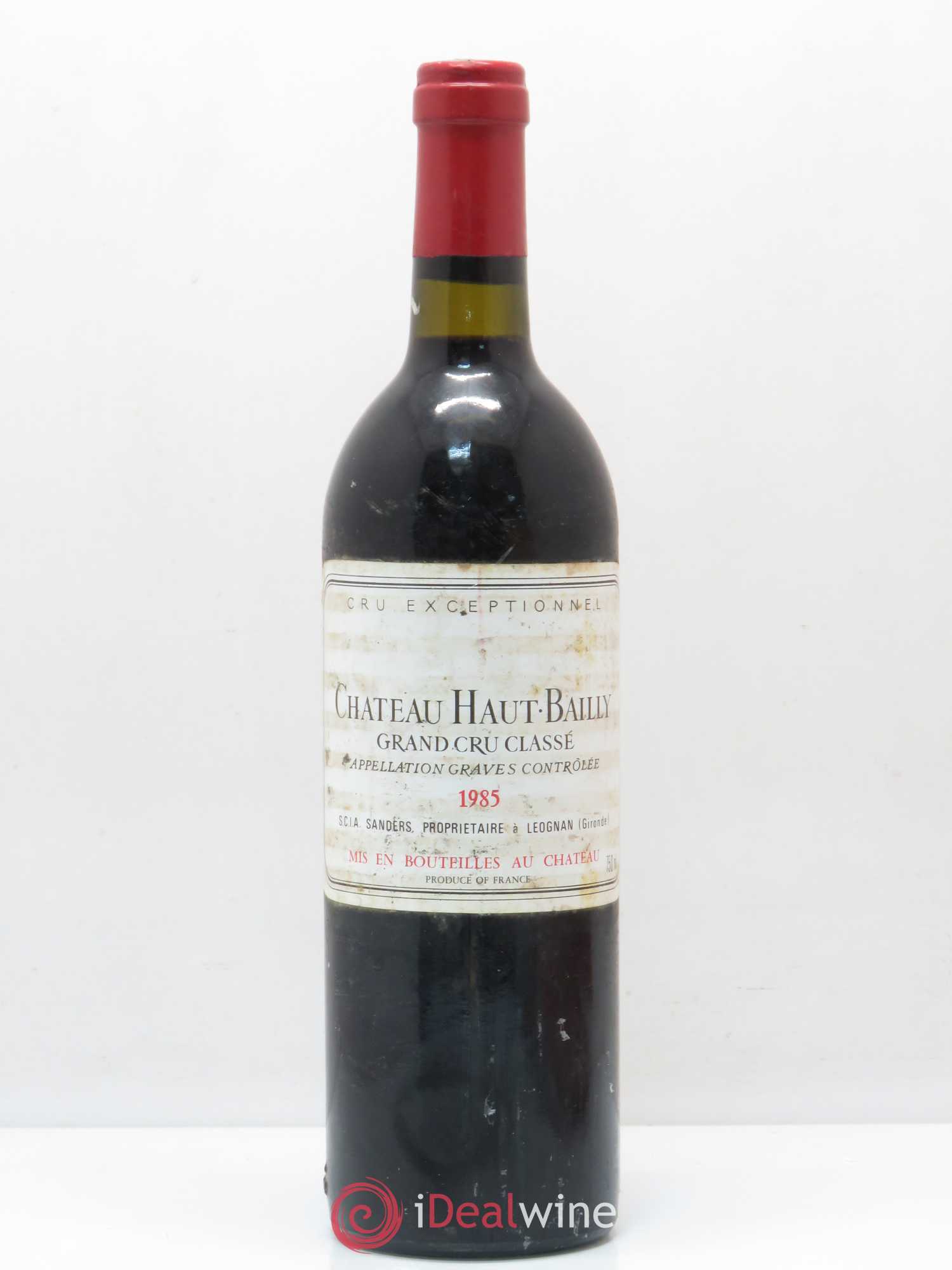 Château Haut-Bailly Cru Classé de Graves 1985 - Lot de 1 bouteille - 0