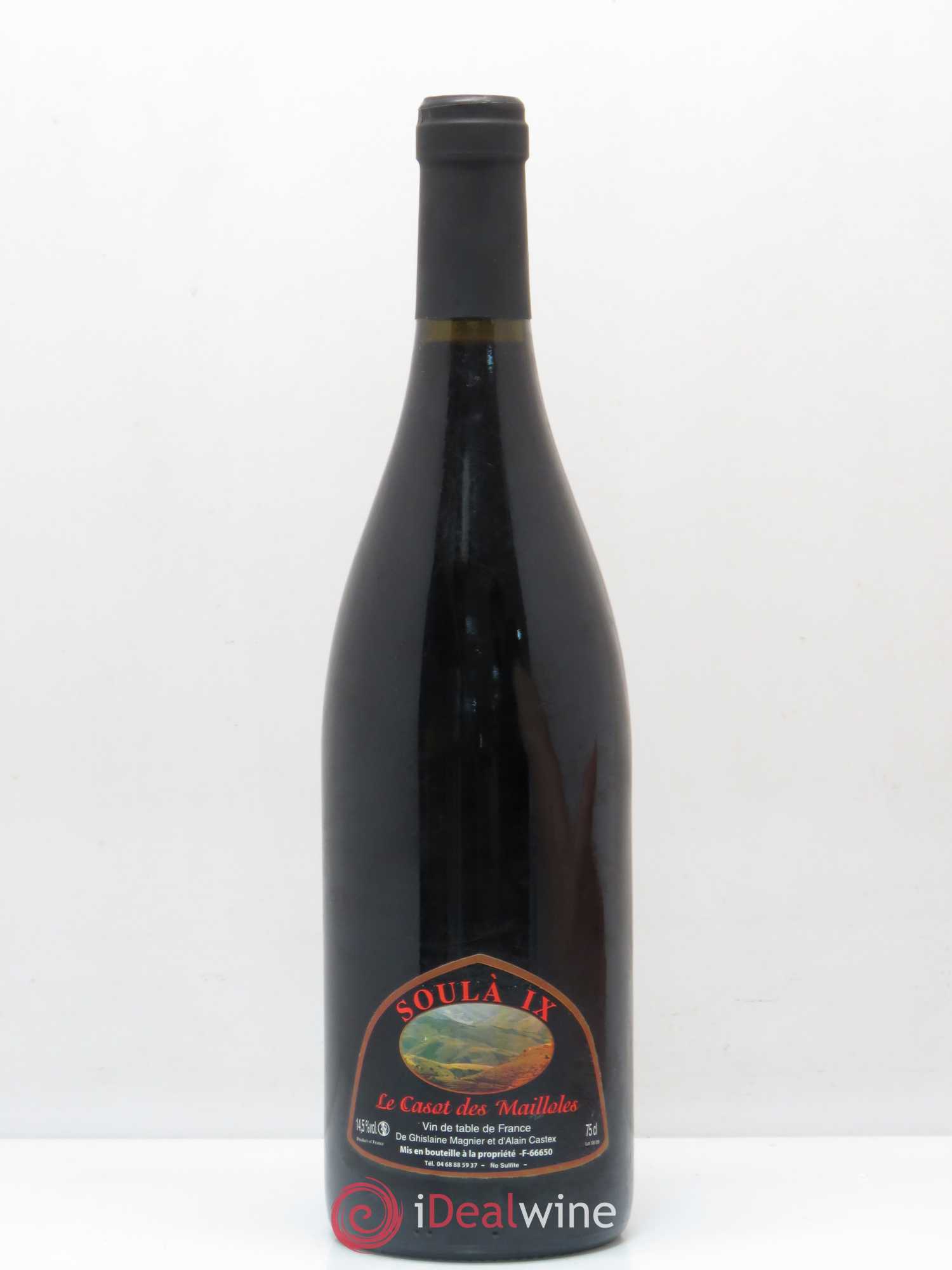 Vin de table Soula Le Casot des Mailloles 2009 - Posten von 1 Flasche - 0