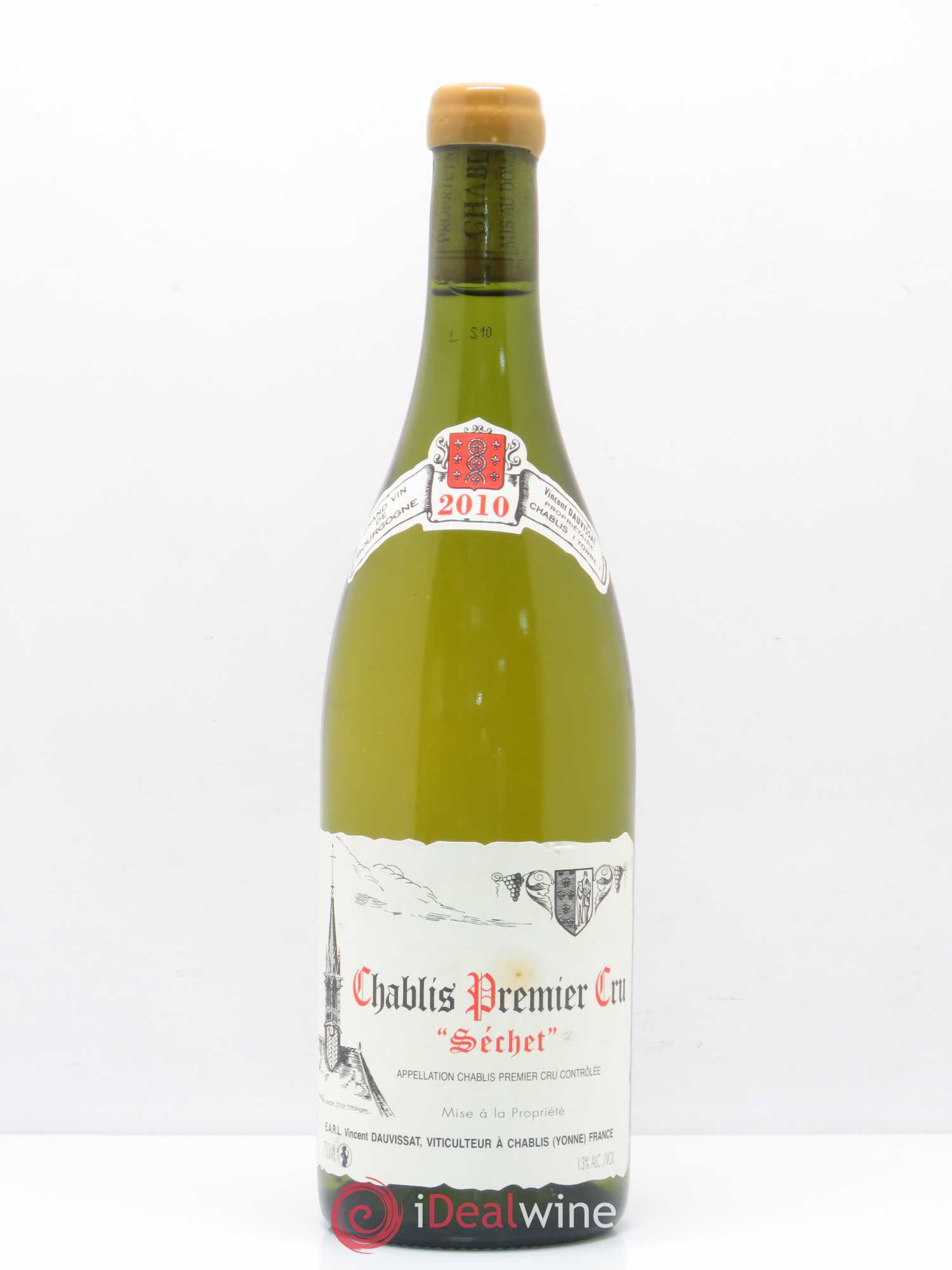 Chablis 1er Cru Séchet Vincent Dauvissat (Domaine) 2010 - Lot de 1 bouteille - 0