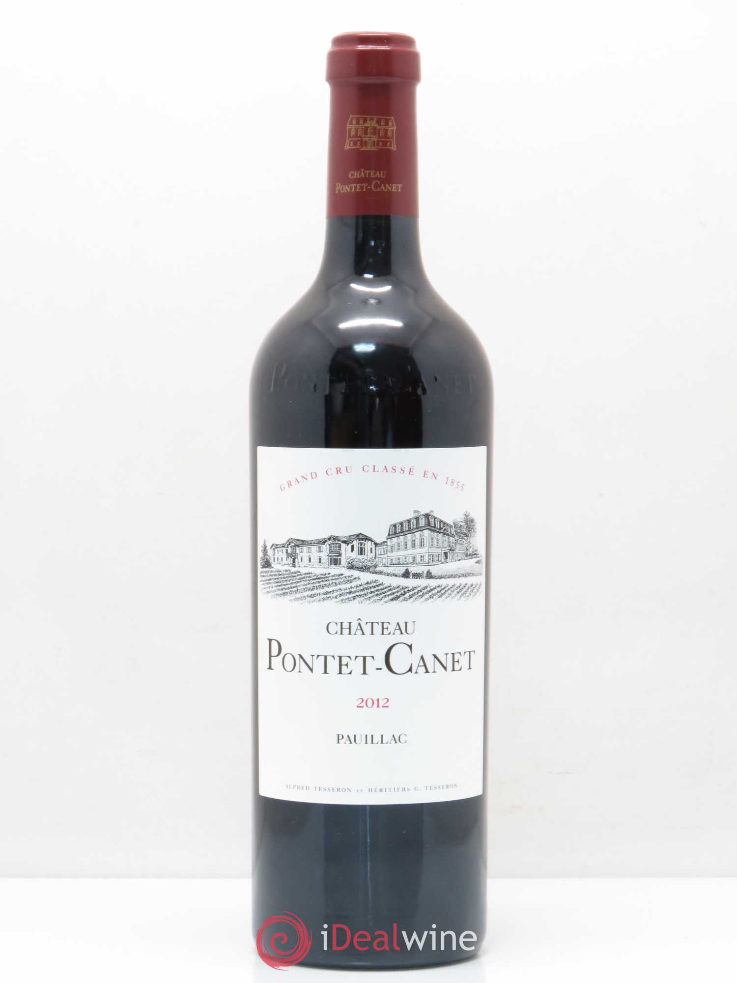 Château Pontet Canet 5ème Grand Cru Classé 2012 - Lot de 1 bouteille - 0