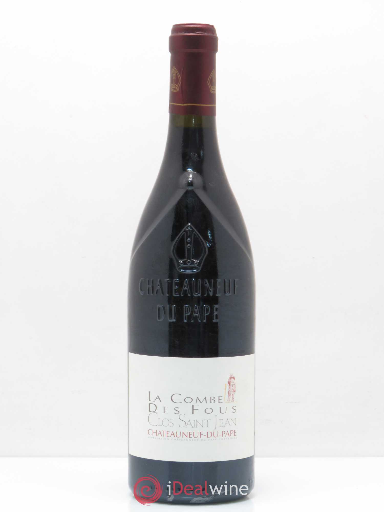 Châteauneuf-du-Pape Clos Saint-Jean La Combe des Fous Pascal et Vincent Maurel 2003 - Lot de 1 bouteille - 0