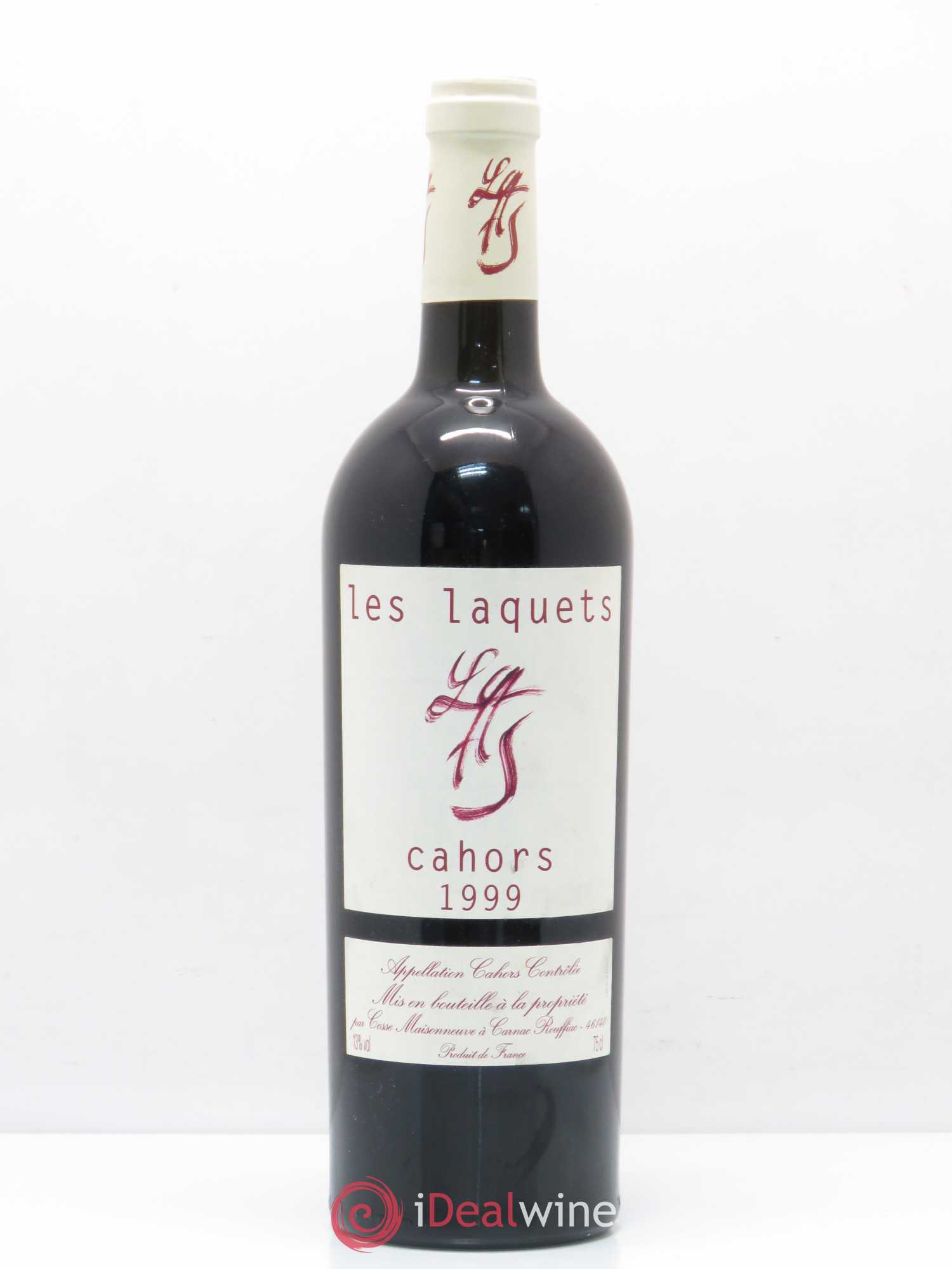 Cahors Les Laquets Cosse-Maisonneuve (Domaine) 1999 - Lot de 1 bouteille - 0