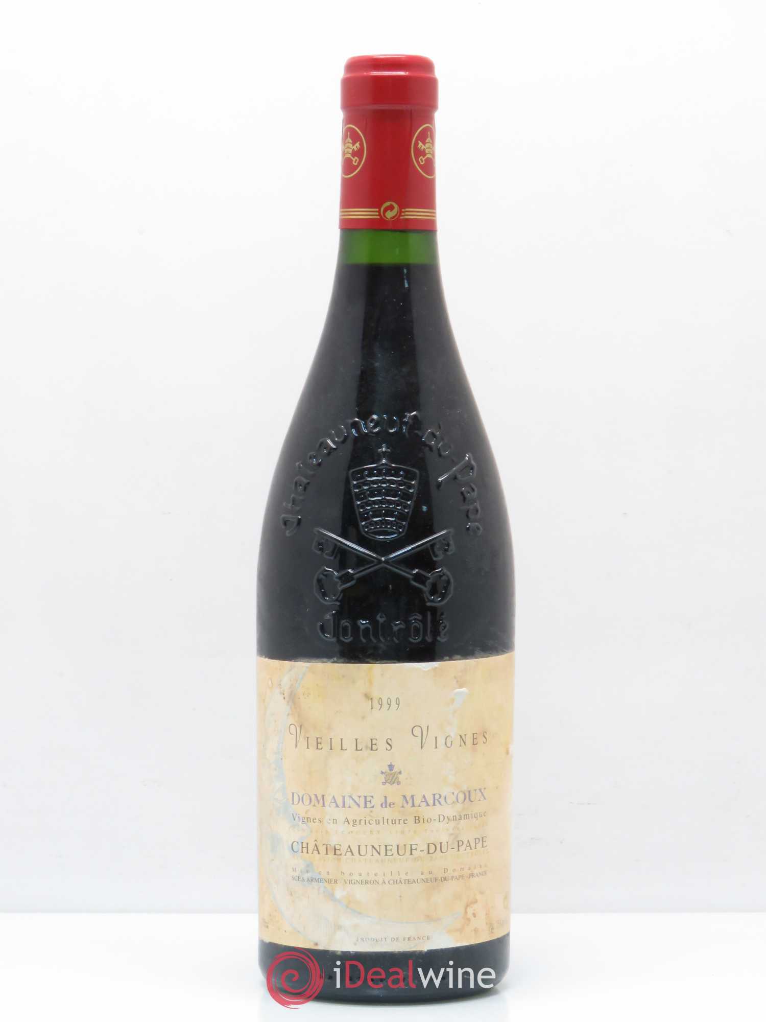 Châteauneuf-du-Pape Vieilles Vignes Marcoux (Domaine de) 1999 - Lot de 1 bouteille - 0