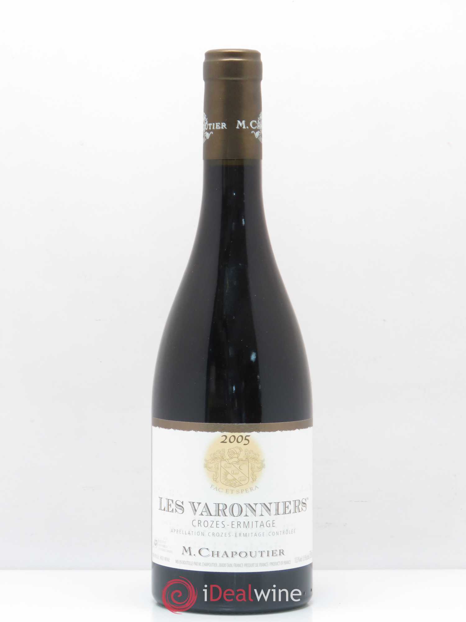 Crozes-Hermitage Les Varonniers Chapoutier 2005 - Posten von 1 Flasche - 0