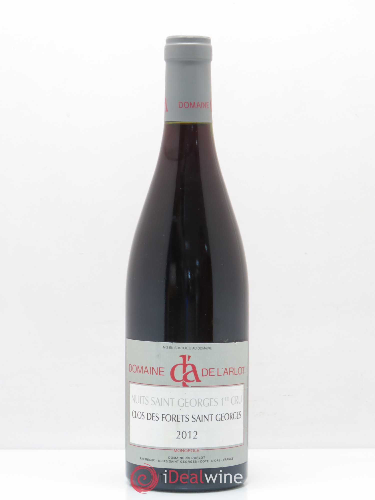 Nuits-Saint-Georges 1er Cru Clos des Forêts Saint-Georges Domaine de l'Arlot 2012 - Lot de 1 bouteille - 0