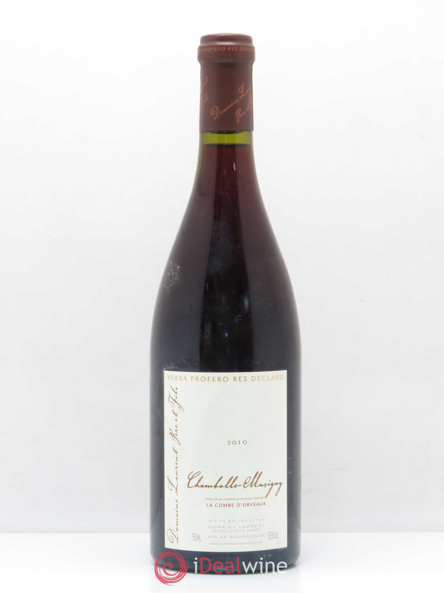 Chambolle-Musigny La Combe d'Orveaux Laurent Père et Fils (Domaine) 2010 - Lot de 1 bouteille - 0