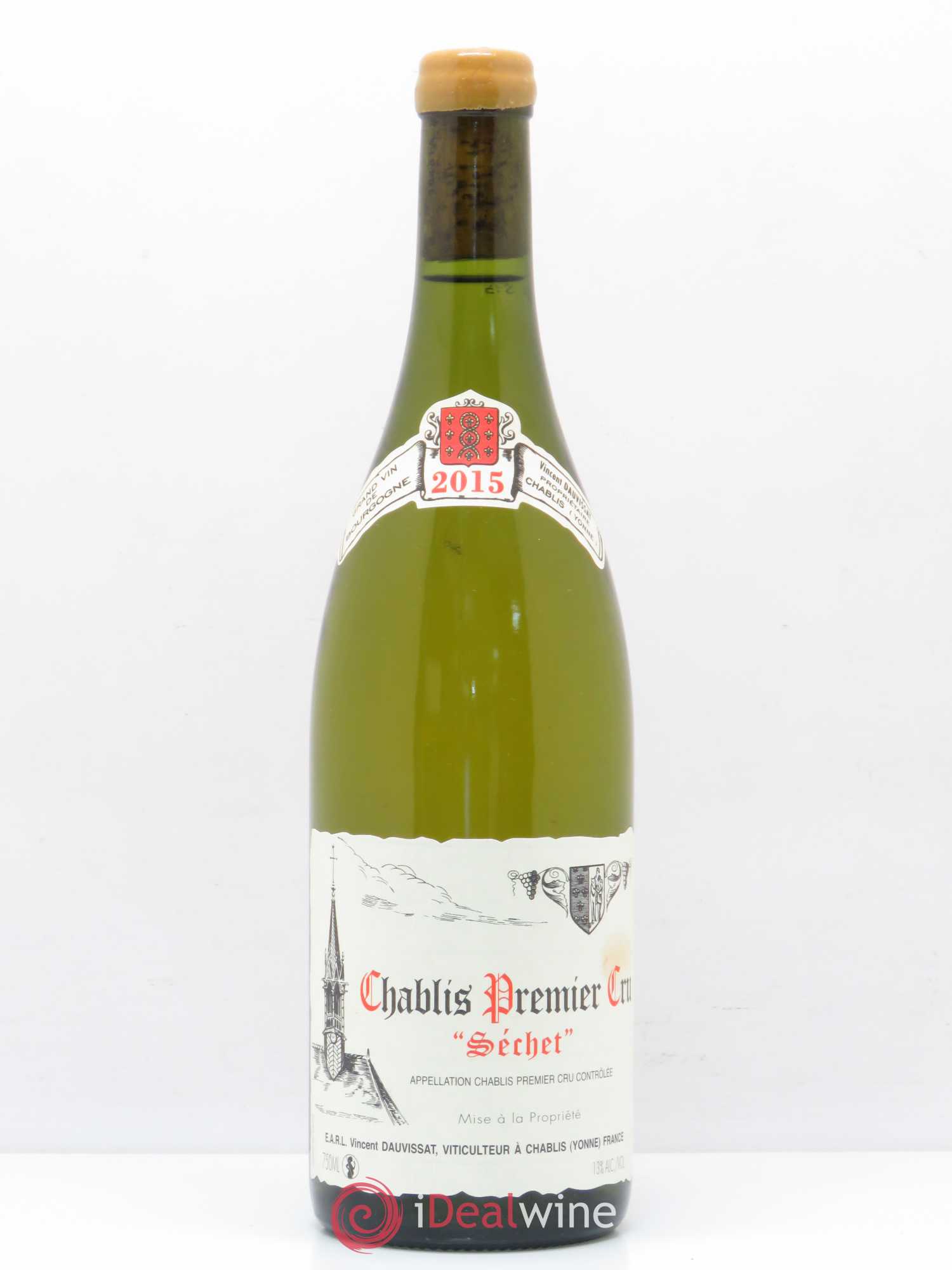 Chablis 1er Cru Séchet Vincent Dauvissat (Domaine) 2015 - Lot de 1 bouteille - 0