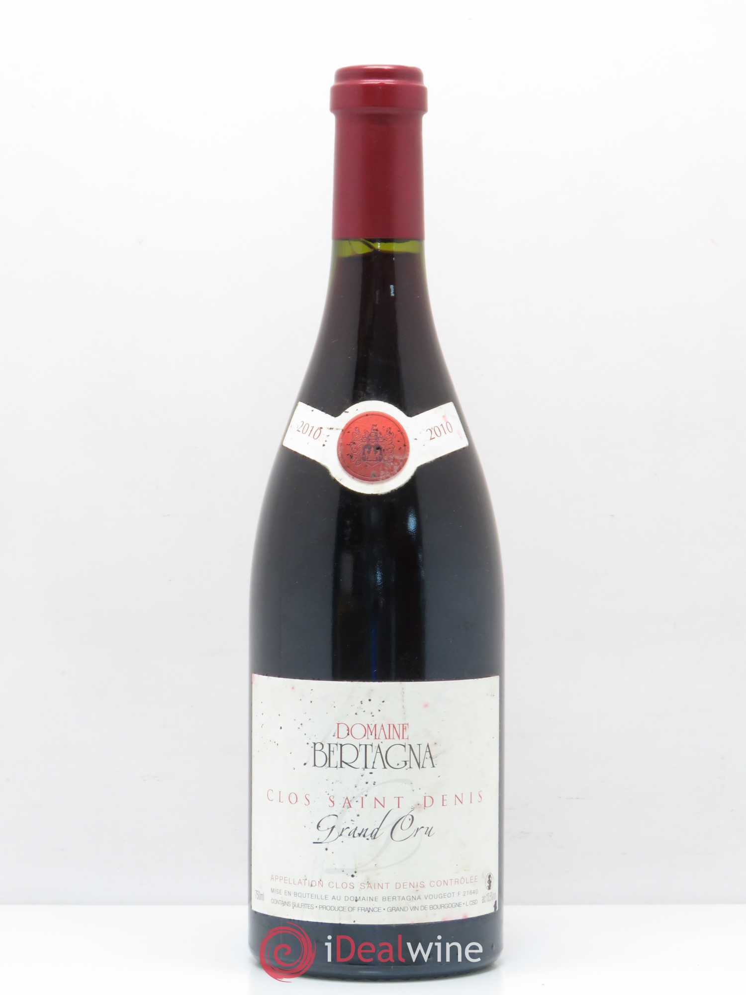 Clos Saint-Denis Grand Cru Bertagna 2010 - Lot de 1 bouteille - 0